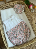 Gigoteuse + couche fleur