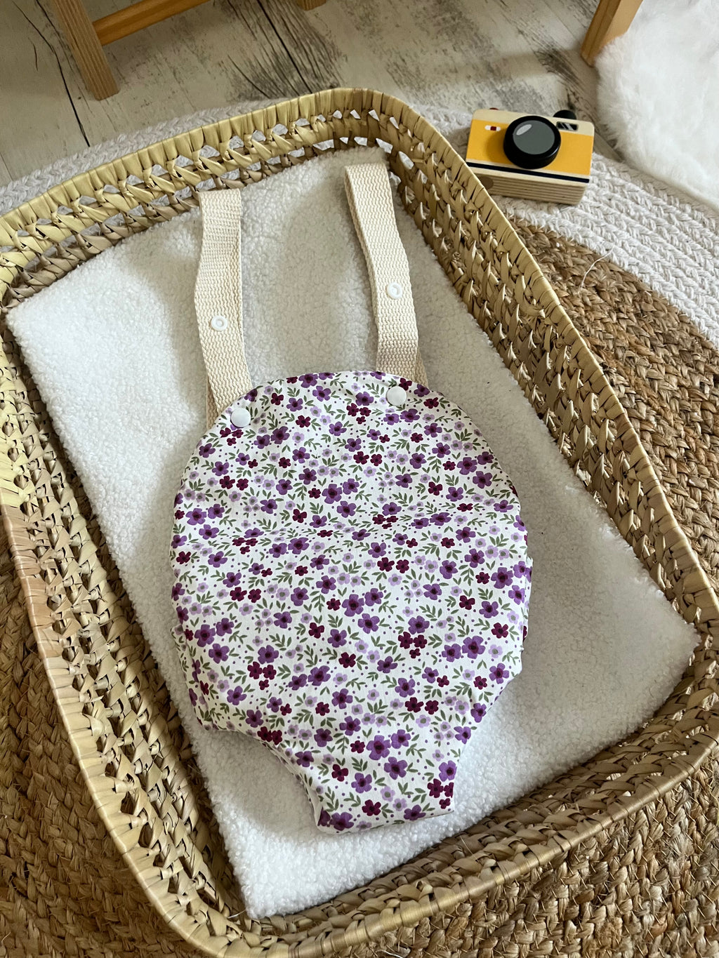 Porte bébé /poupée violet
