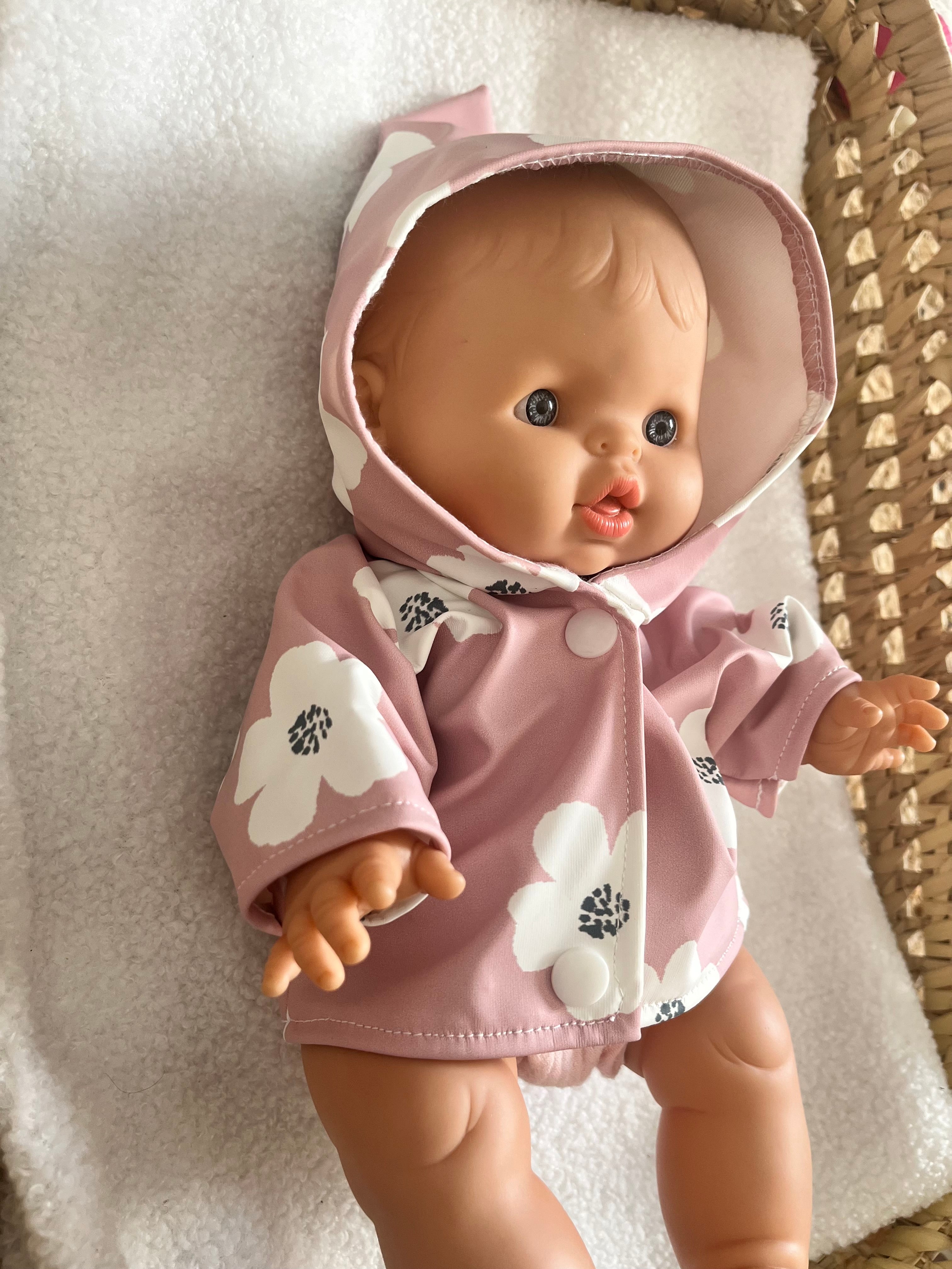 Manteau imperméable rose