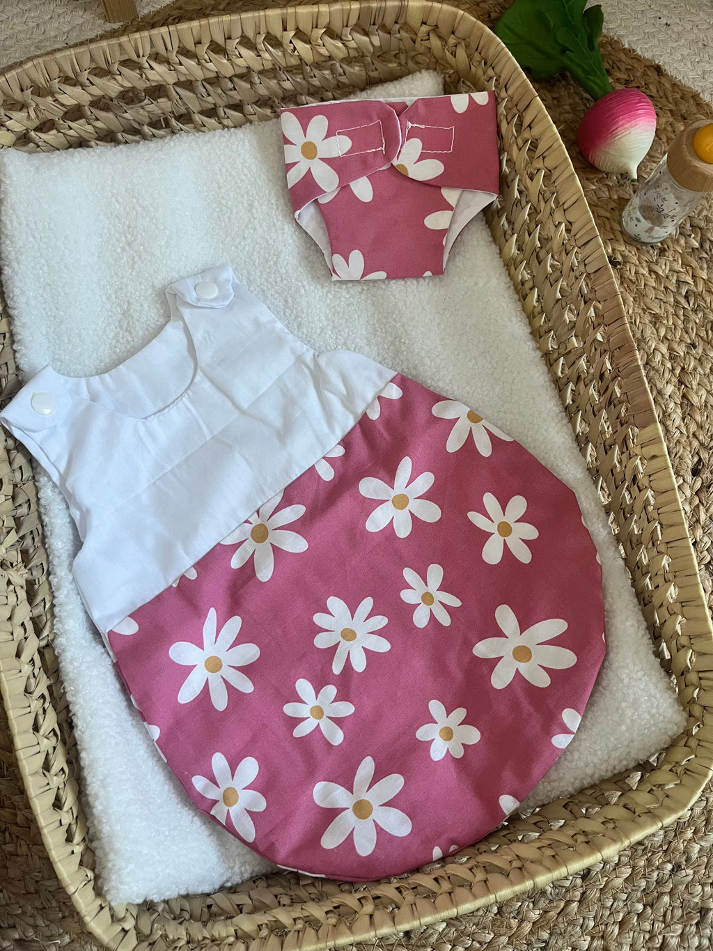 Gigoteuse + couche marguerite 🌼