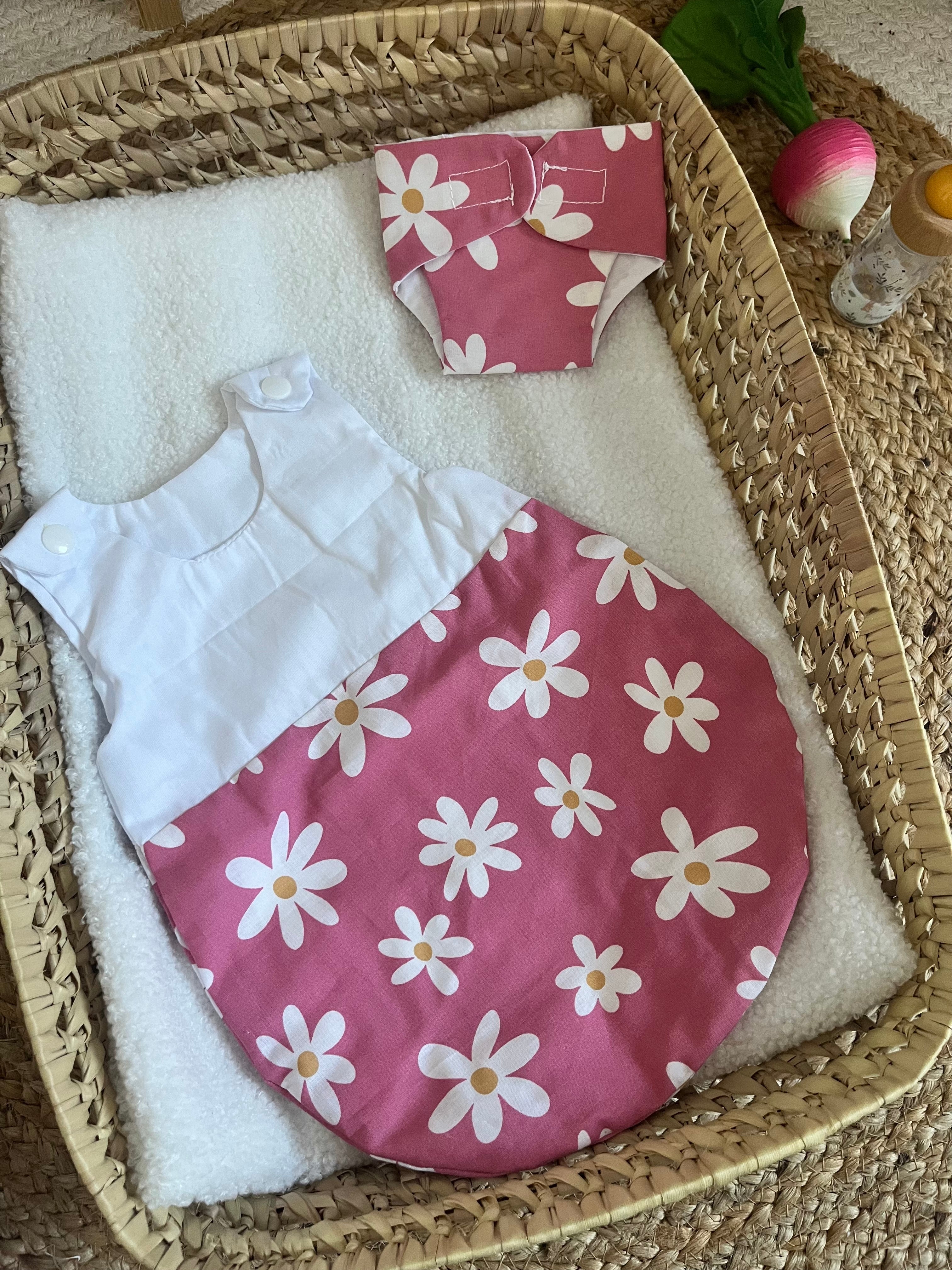 Gigoteuse + couche marguerite 🌼