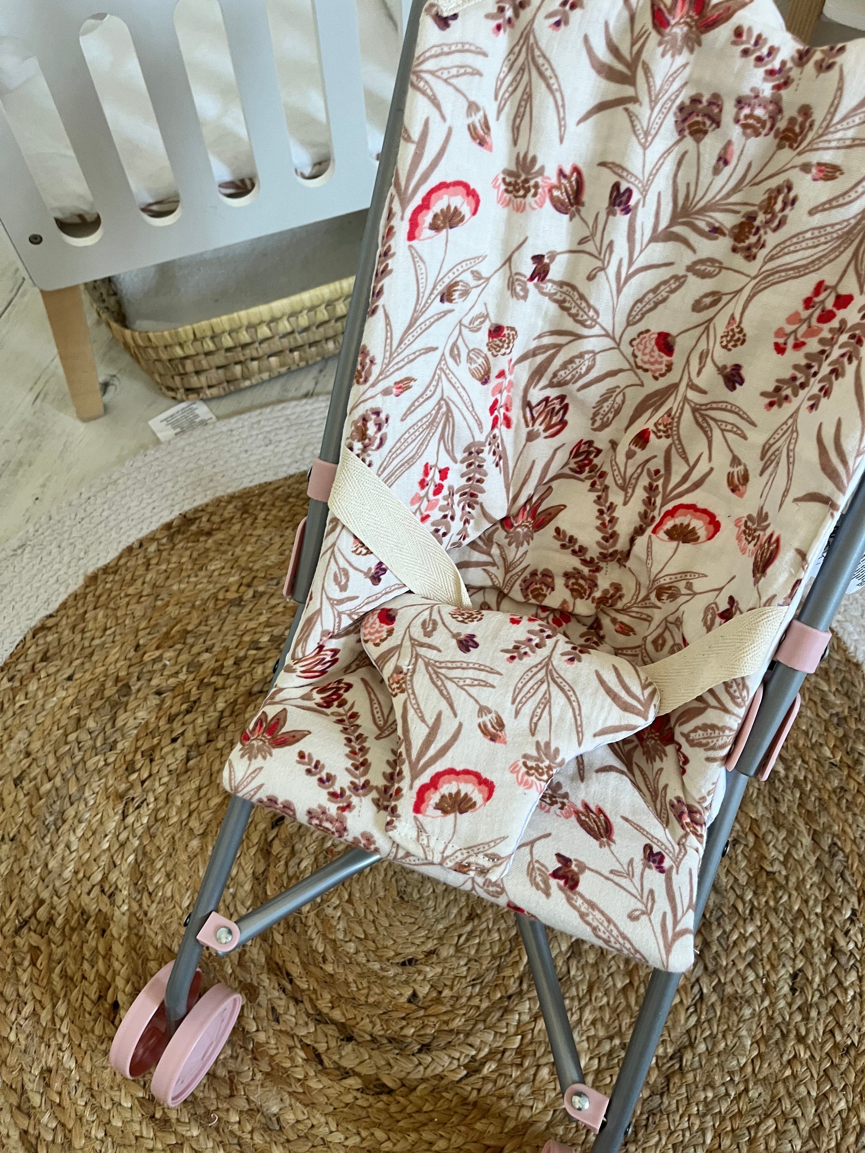 Housse poussette beige