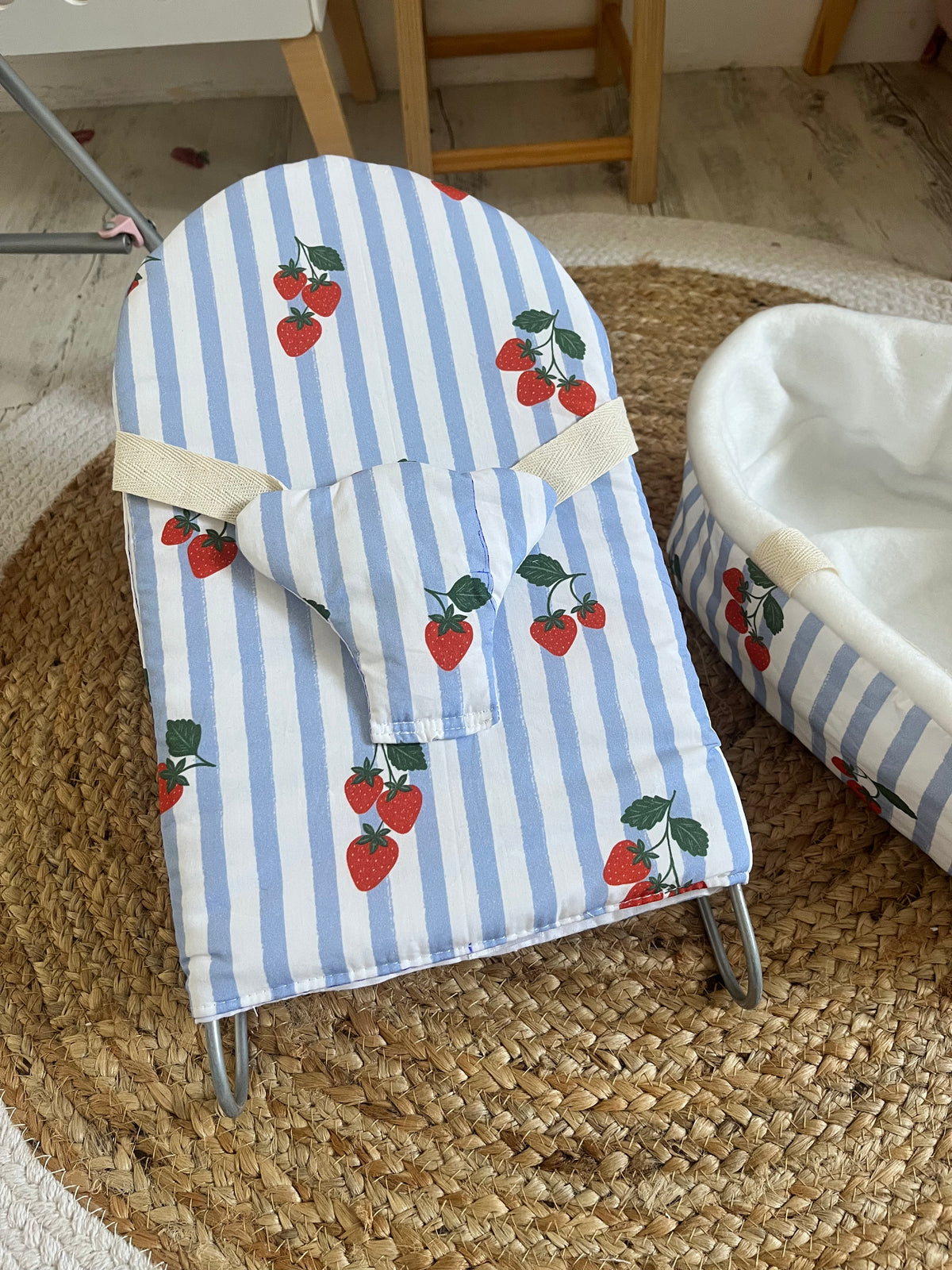 Ensemble complet poupée fraise 🍓