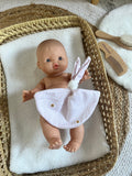 Doudou rose fleurs
