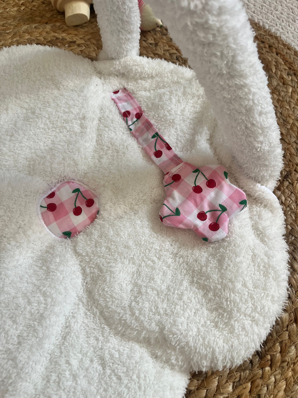 Tapis d’éveil poupée / poupon cerise 🍒