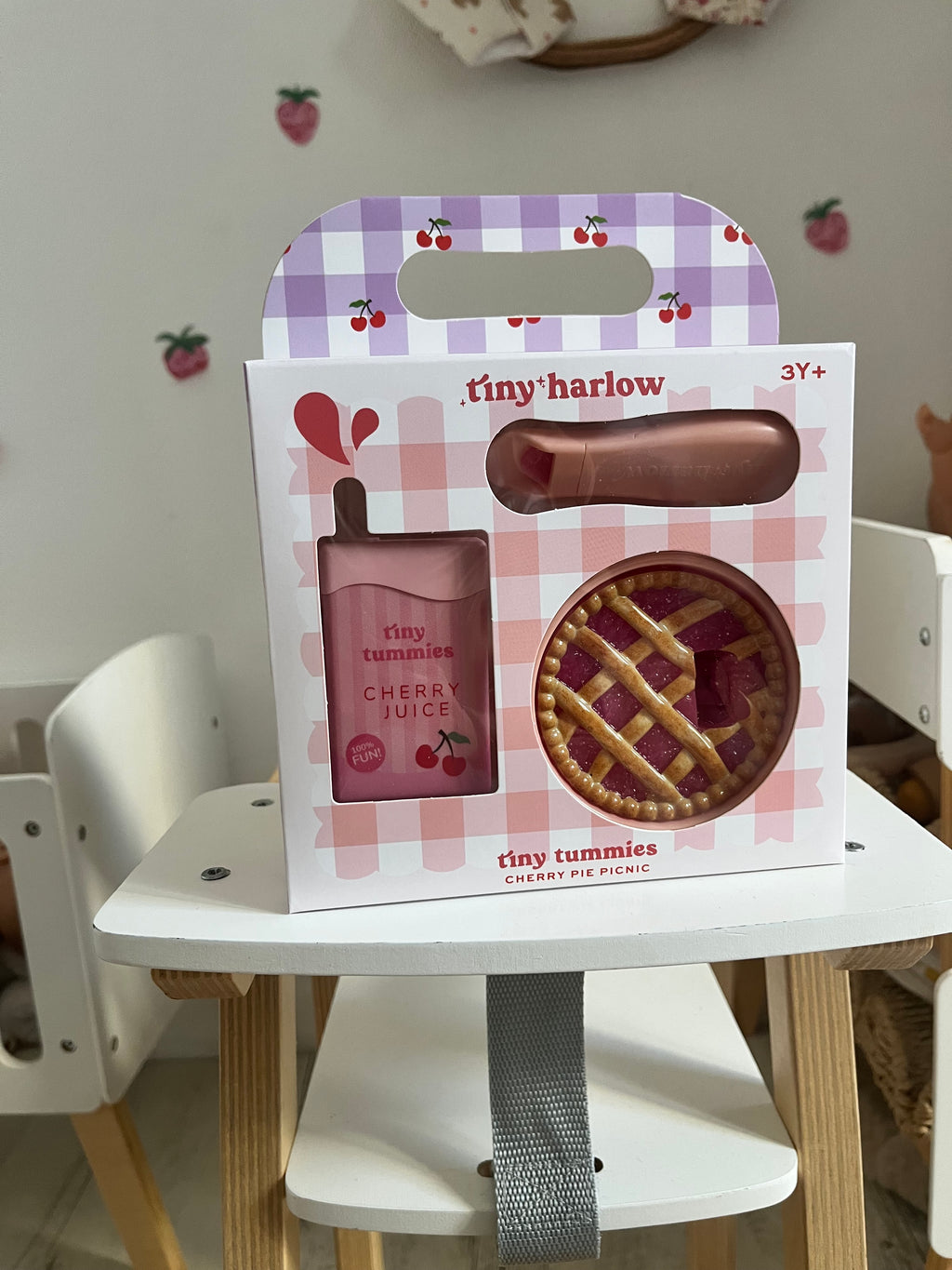 Box cherry pie et jus de cerises 🍒 Tiny harlow