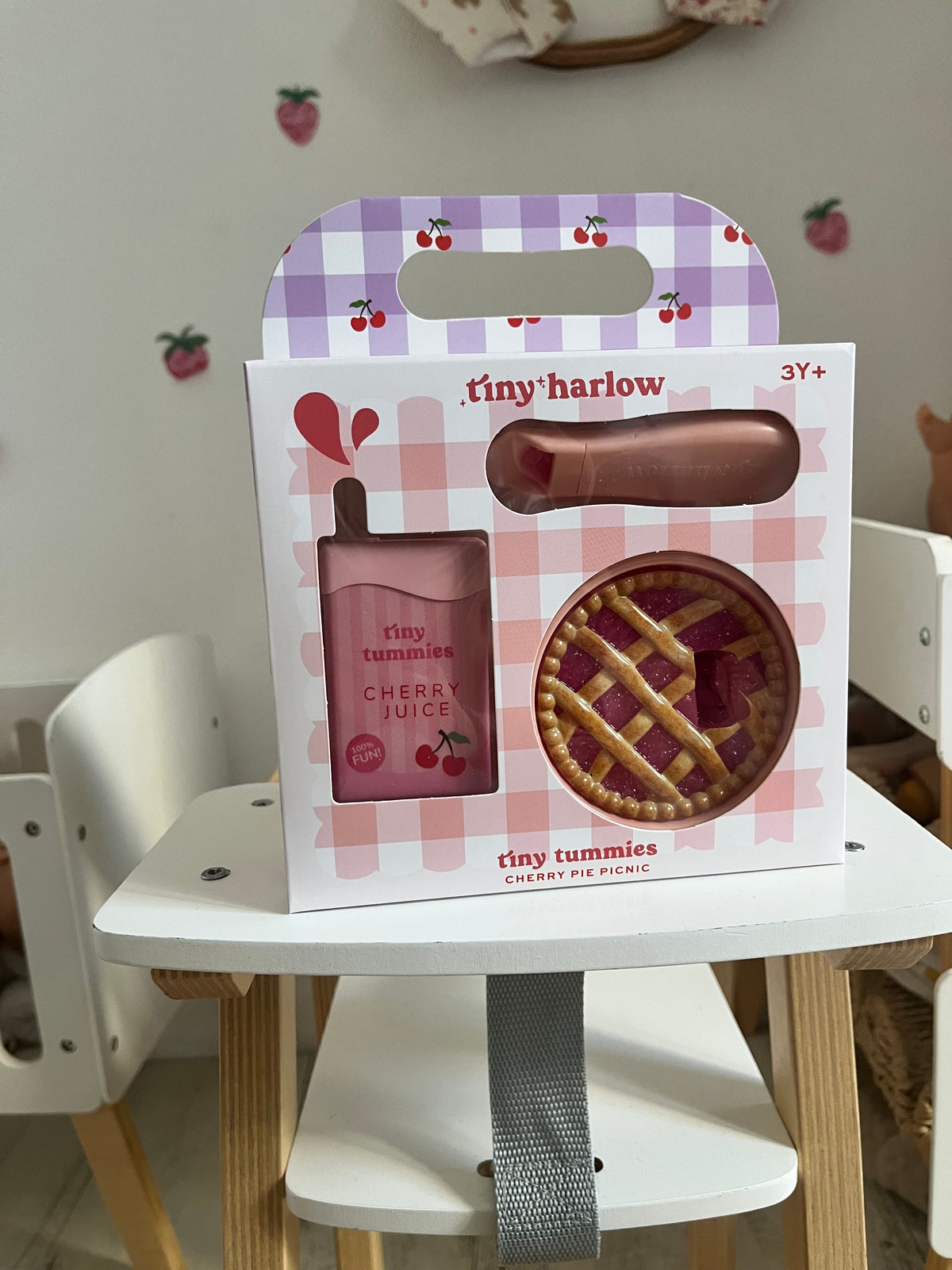 Box cherry pie et jus de cerises 🍒 Tiny harlow