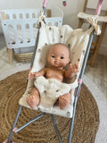 Housse poussette beige