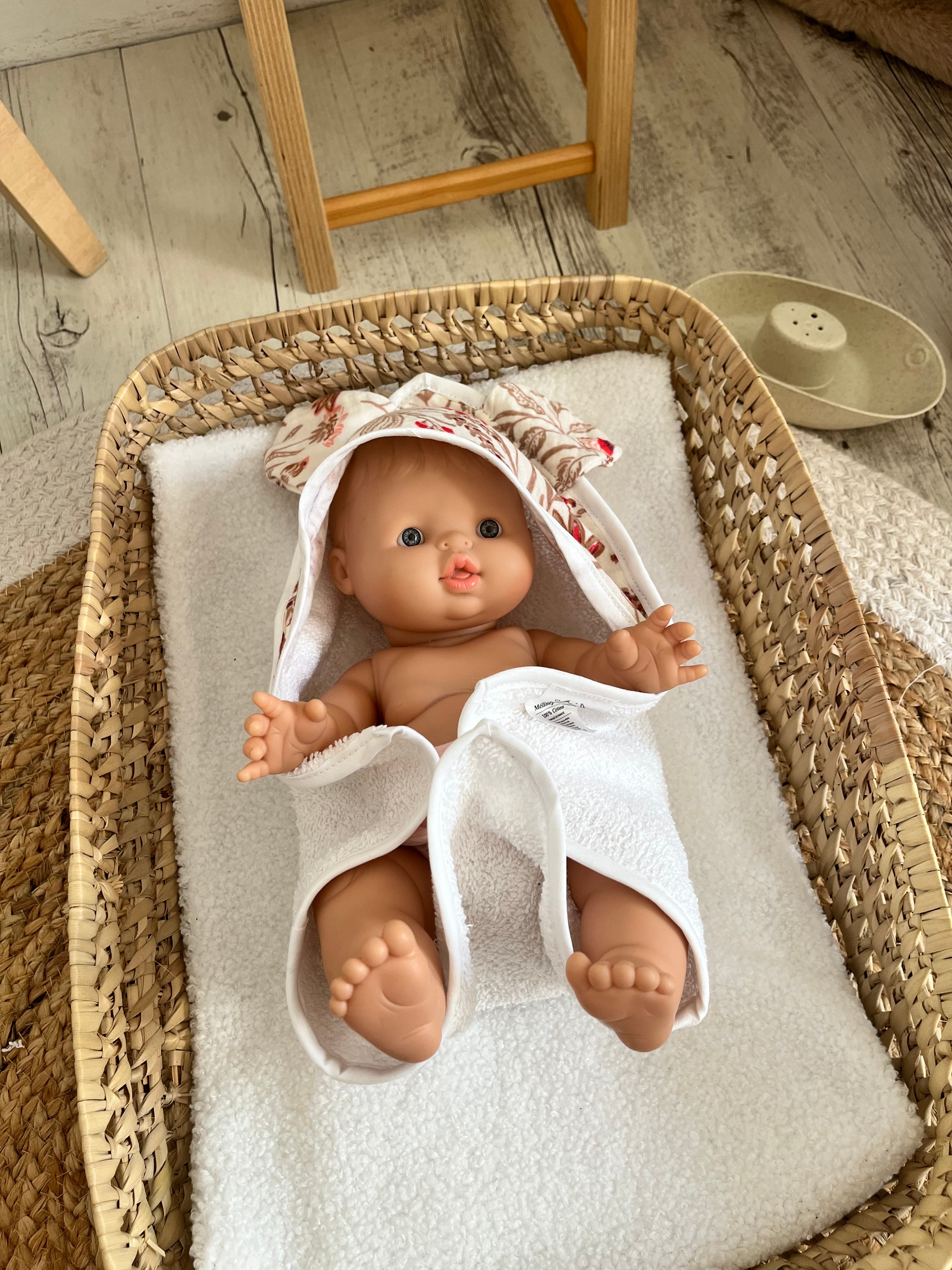 Sortie de bain beige