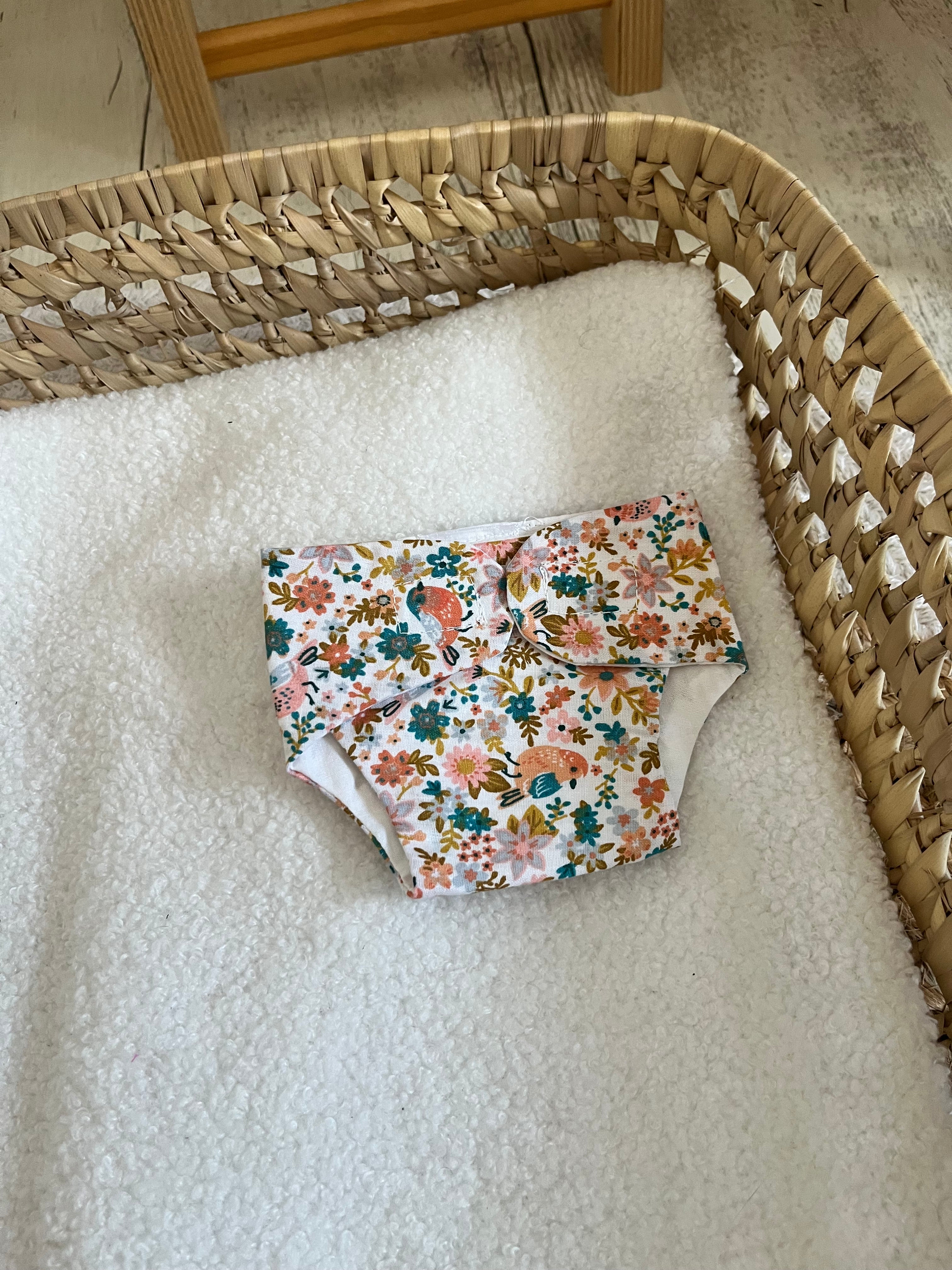 Couche fleurie oiseaux