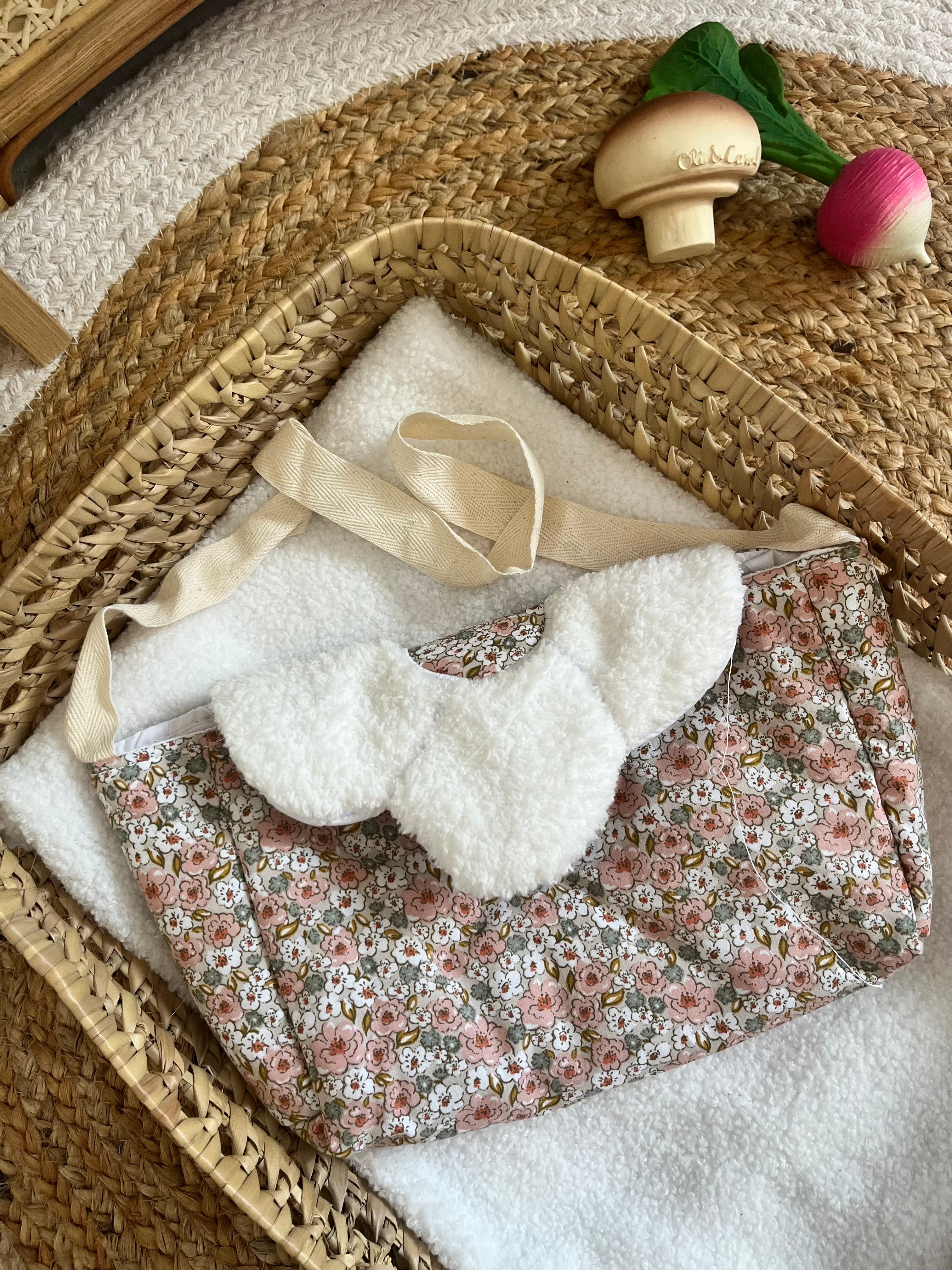 Sac à langer fleurs