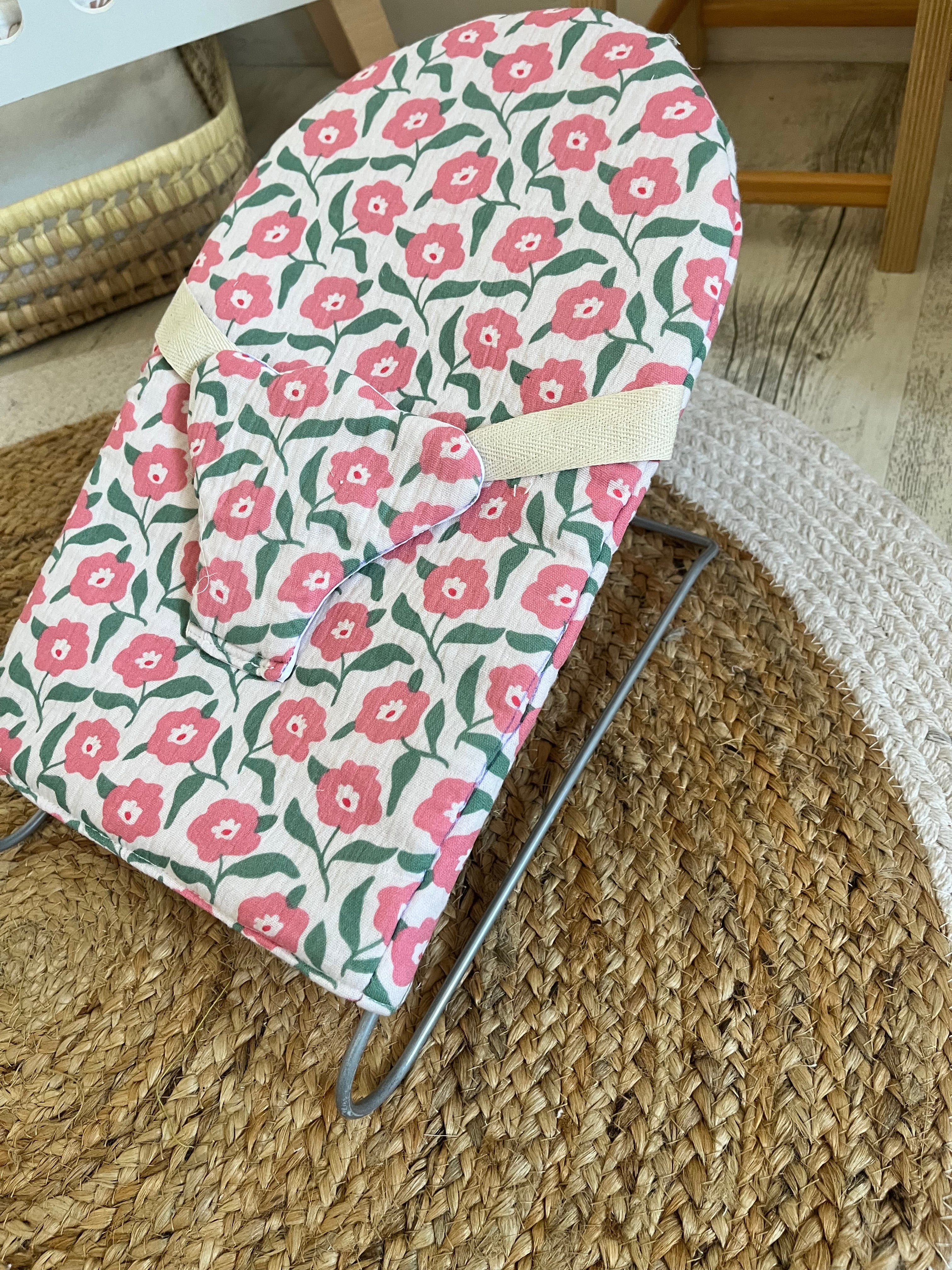 Transat poupée fleur rose 🌸