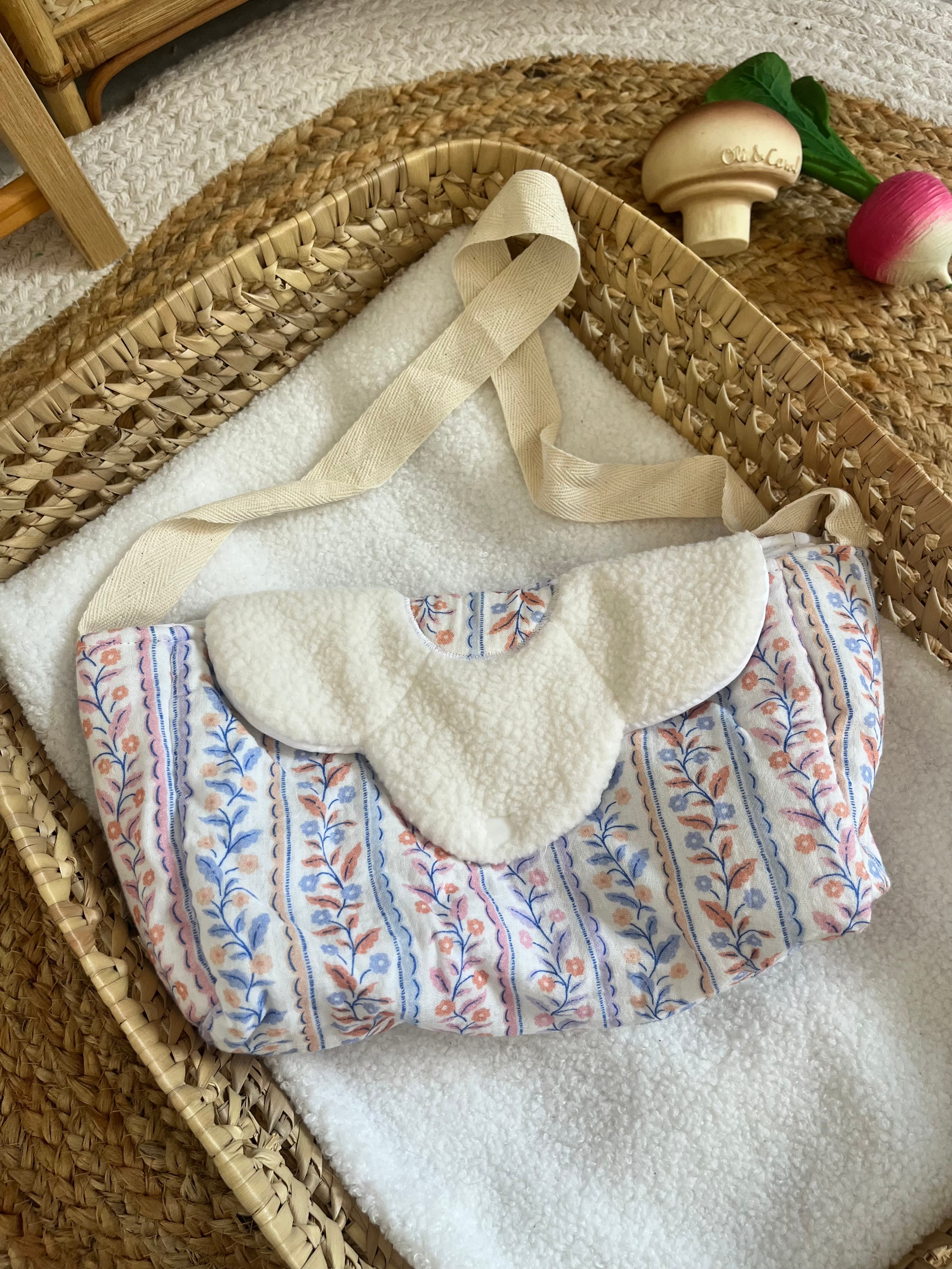 Sac à langer bleu