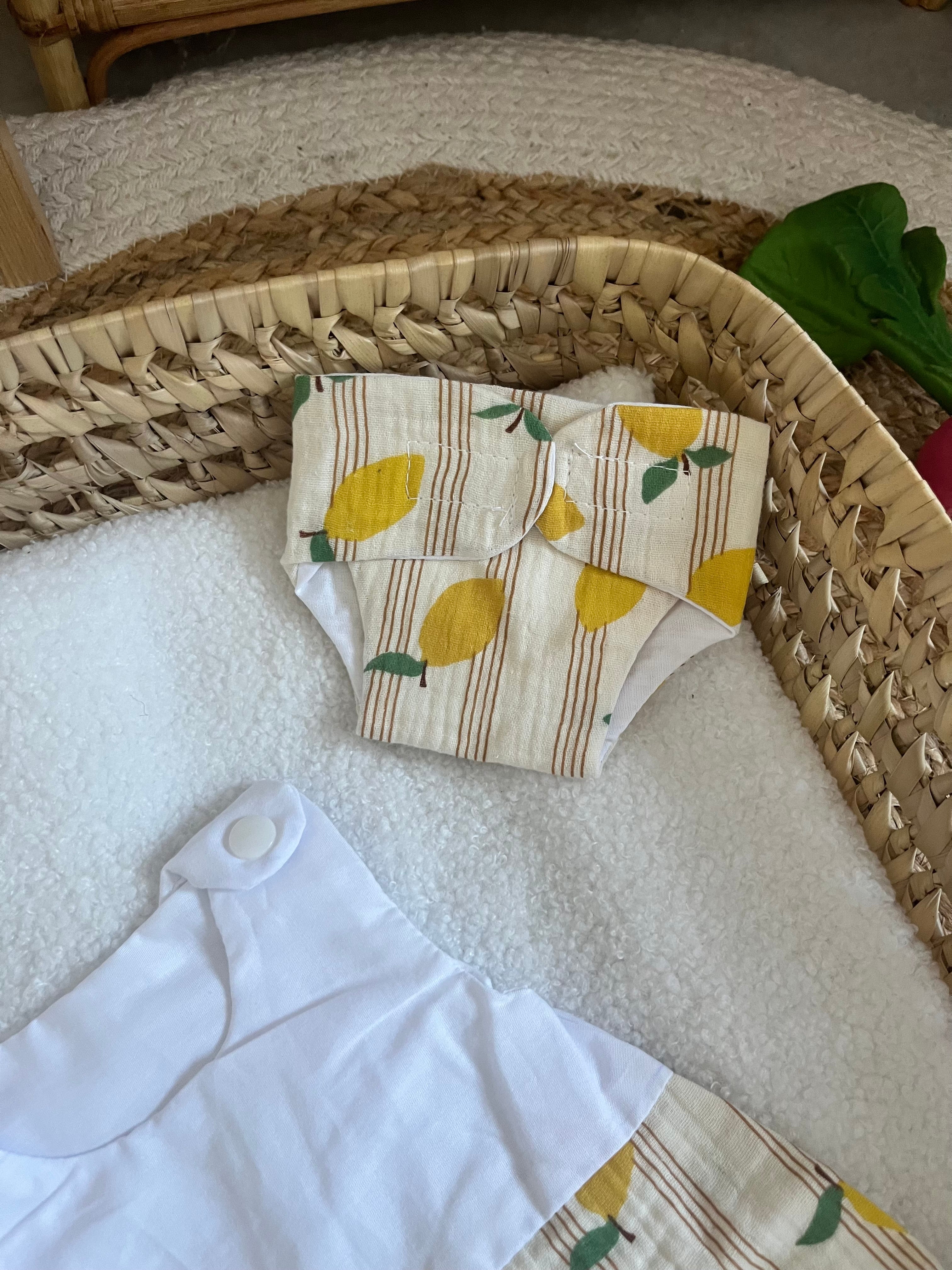 Gigoteuse + couche citron 🍋