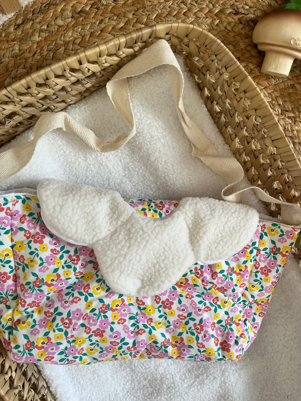 Sac à langer fleurs