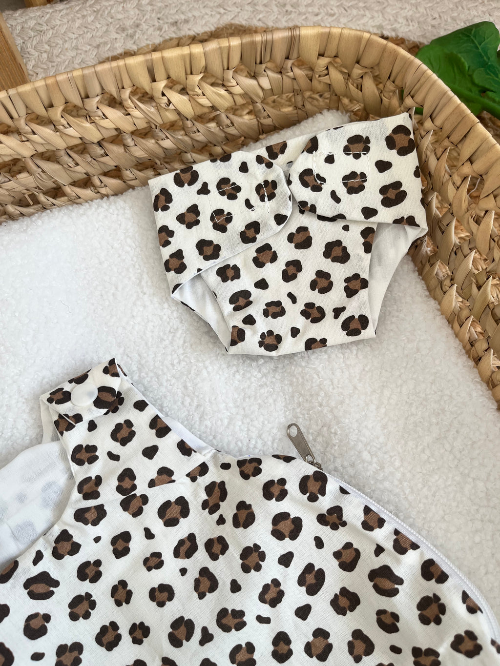 Gigoteuse + couche léopard 🐆