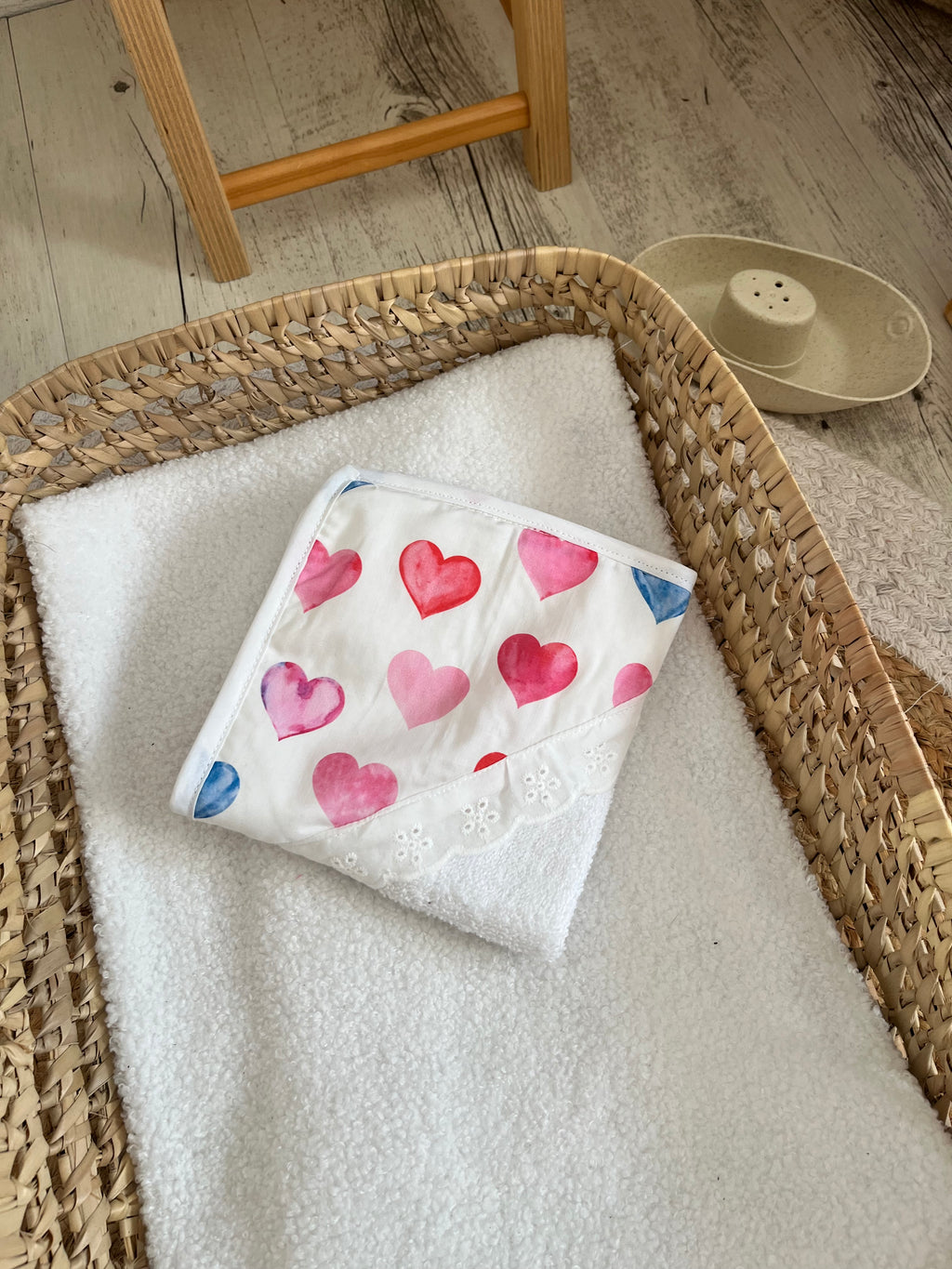 Sortie de bain cœur
