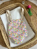 Porte bébé /poupée fleur