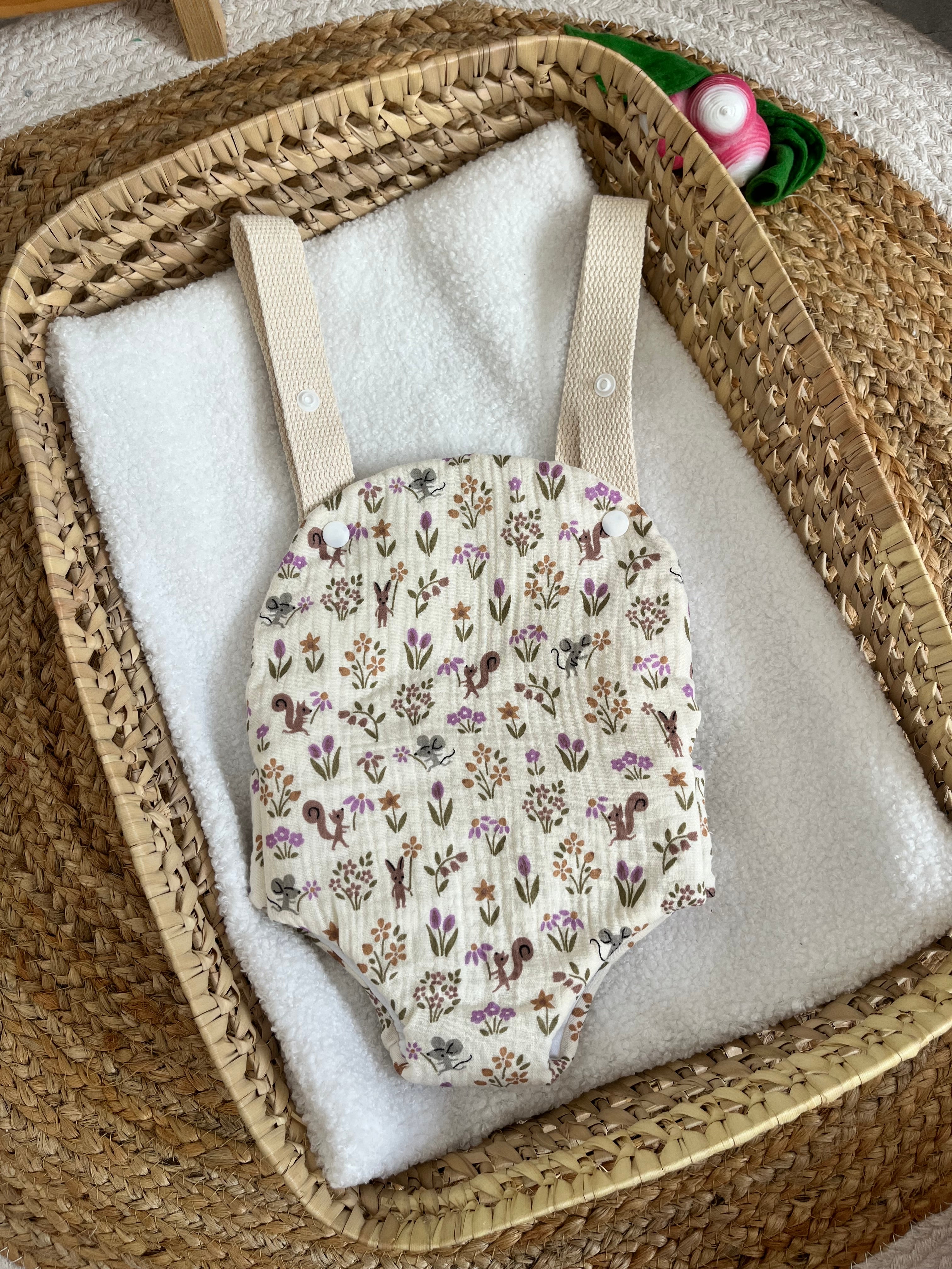 Porte bébé /poupée beige