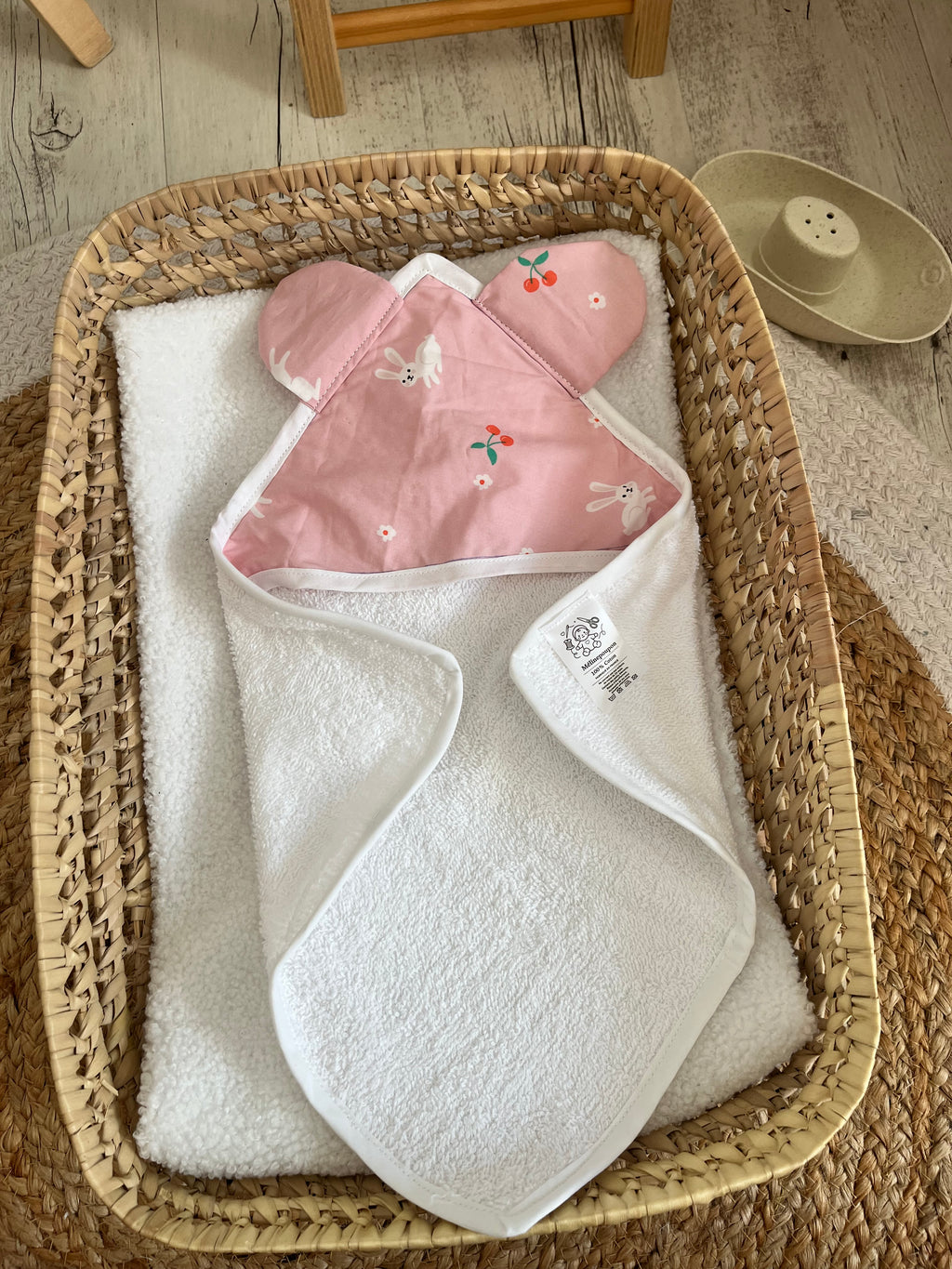 Sortie de bain lapin