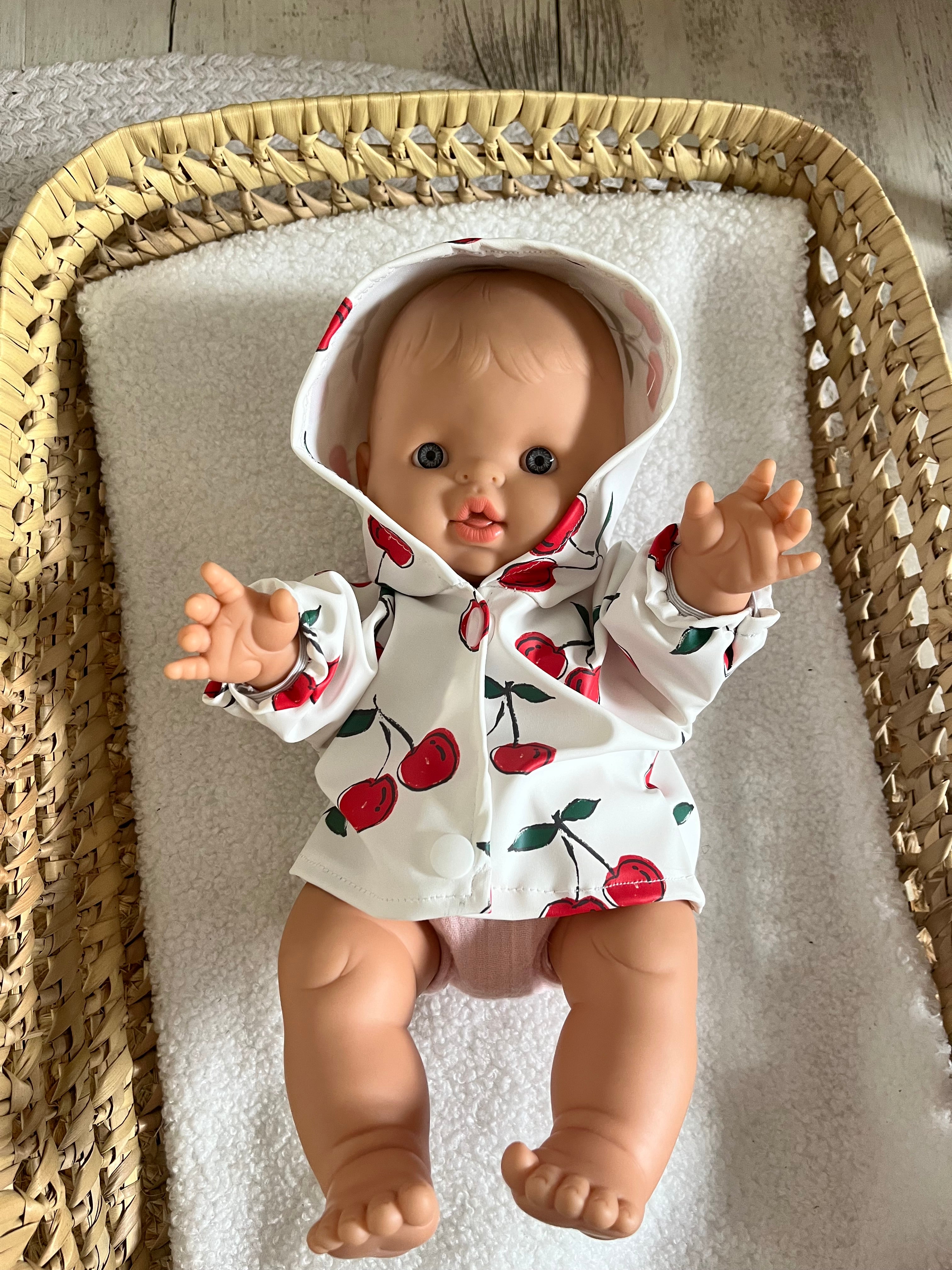 Manteau imperméable cerise 🍒