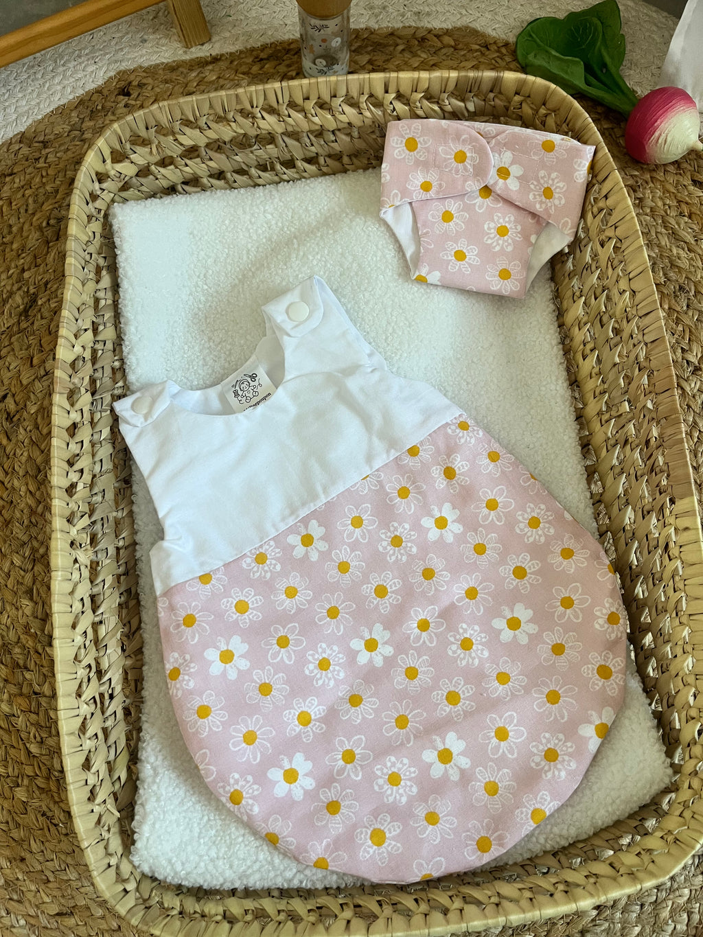 Gigoteuse + couche rose