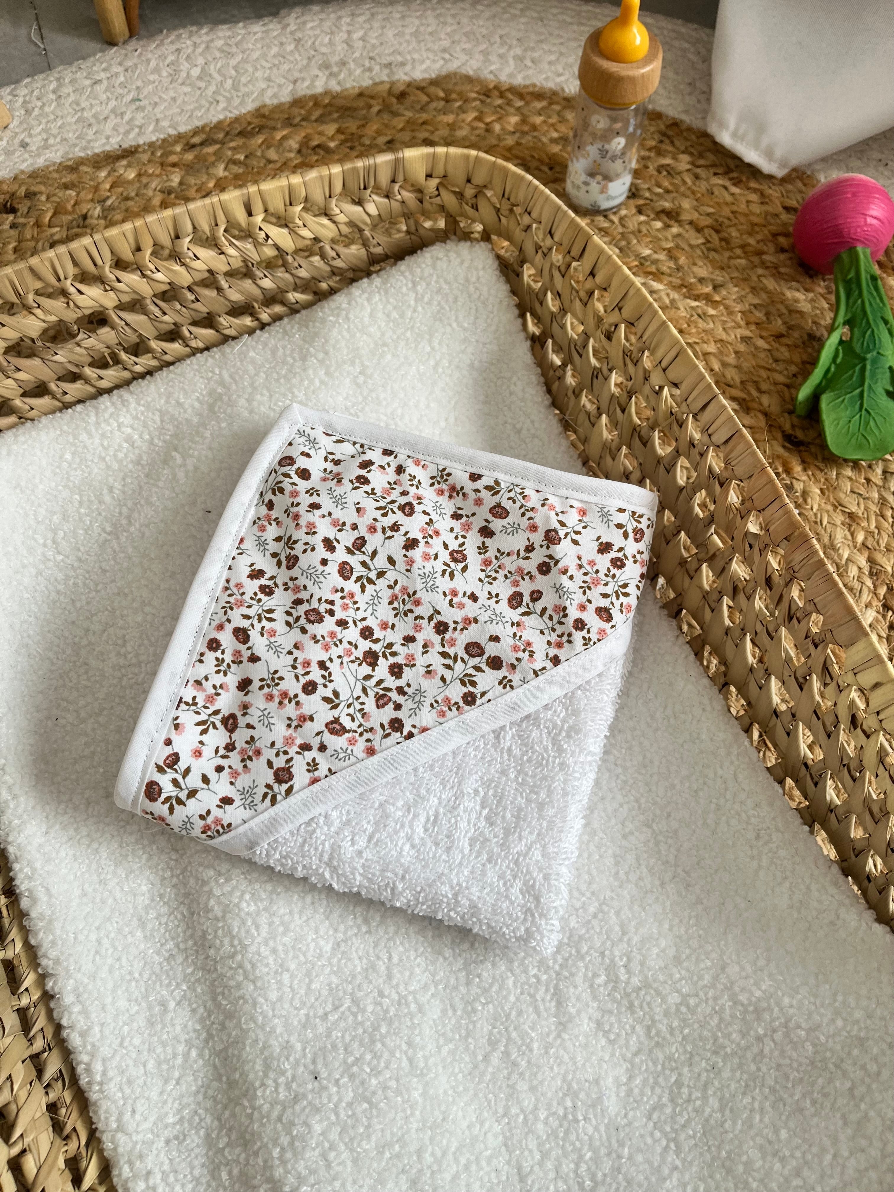 Sortie de bain fleurs