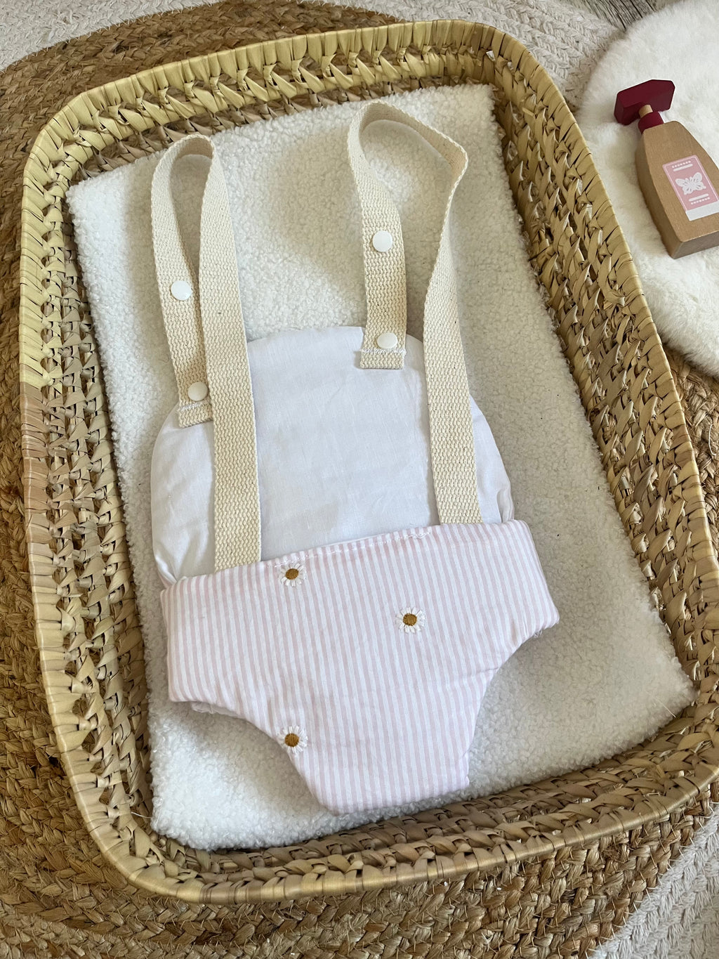 Porte bébé /poupée rose