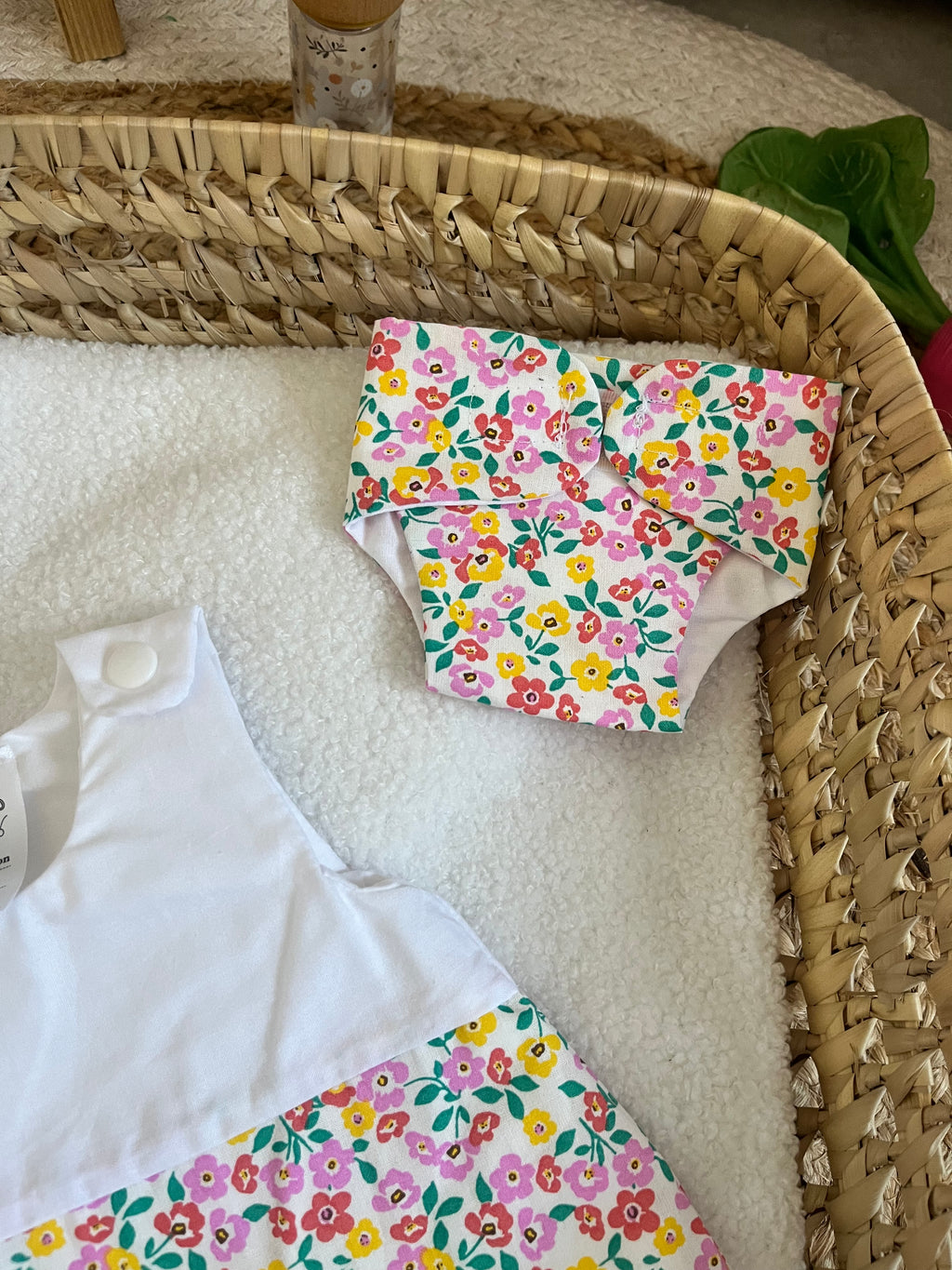 Gigoteuse + couche fleur