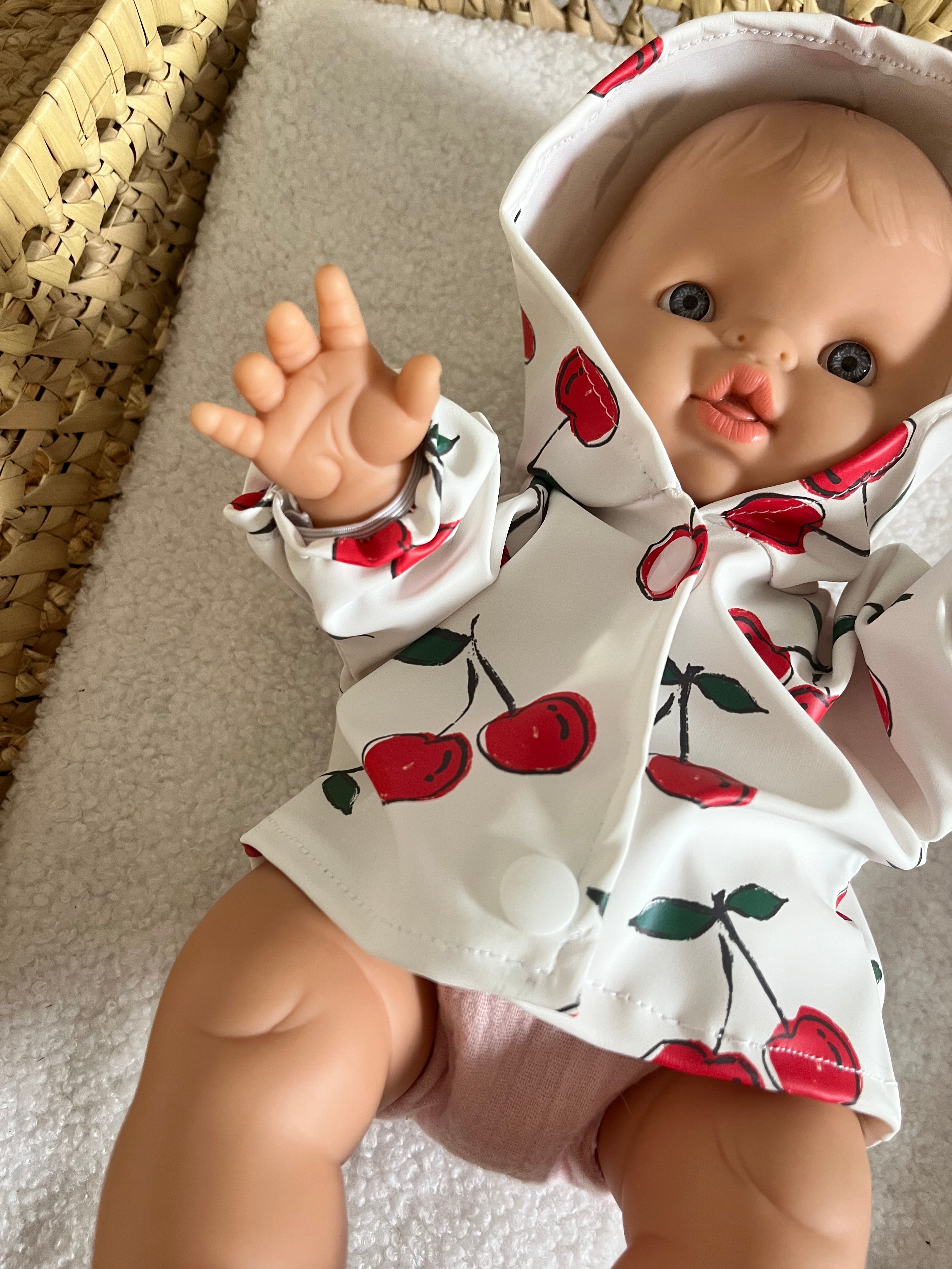 Manteau imperméable cerise 🍒