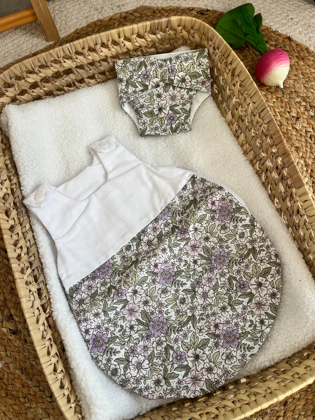 Gigoteuse + couche violet