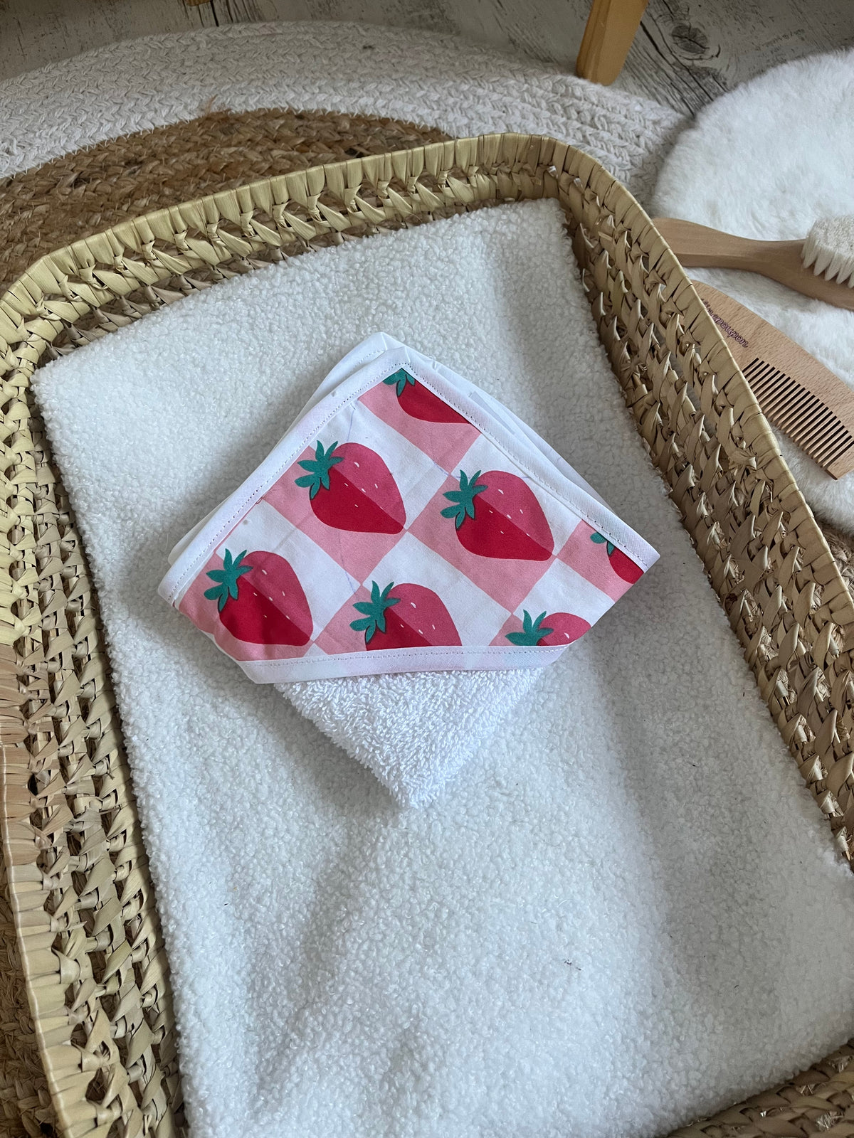 Sortie de bain fraises 🍓