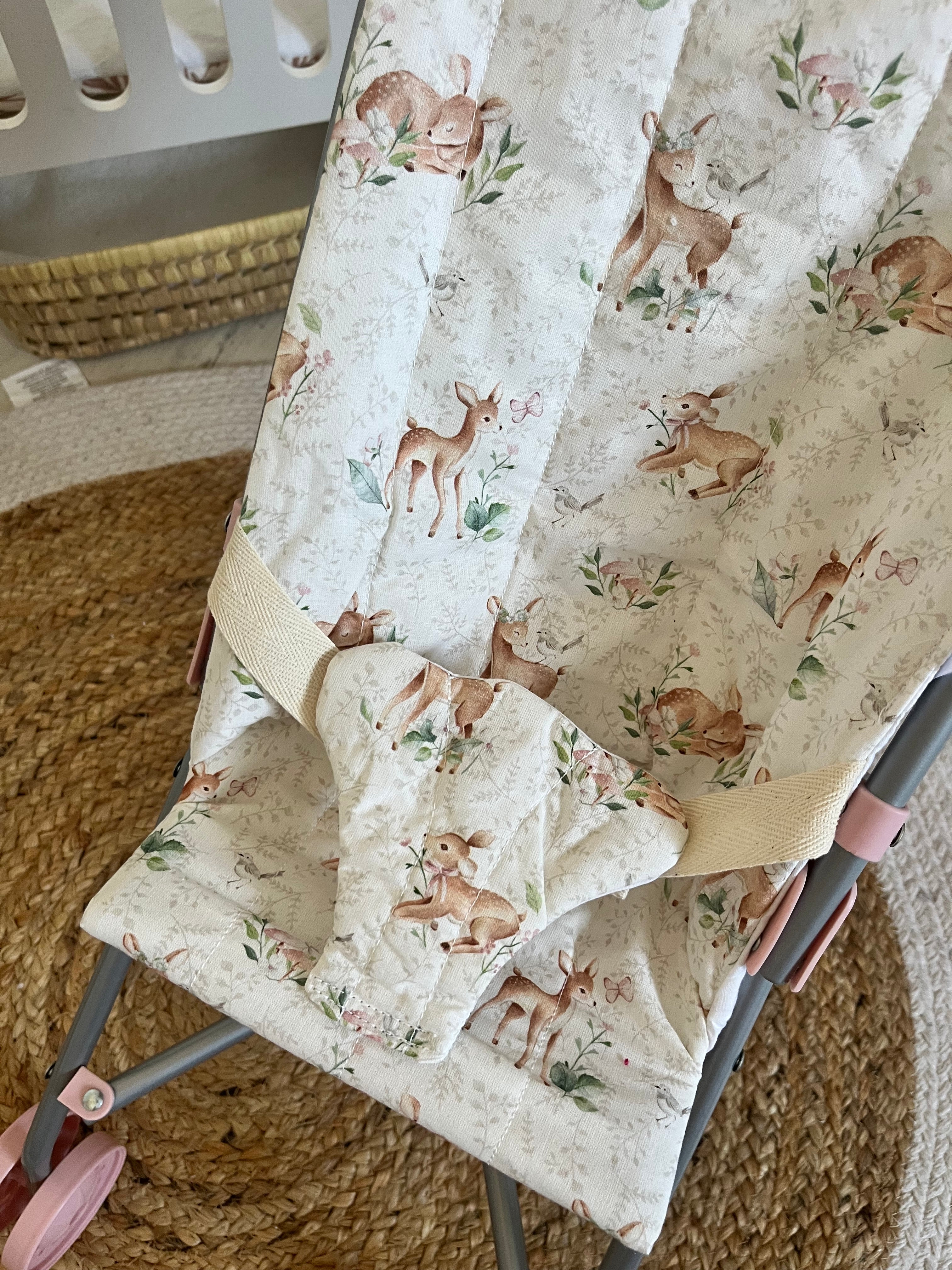 Housse poussette biche