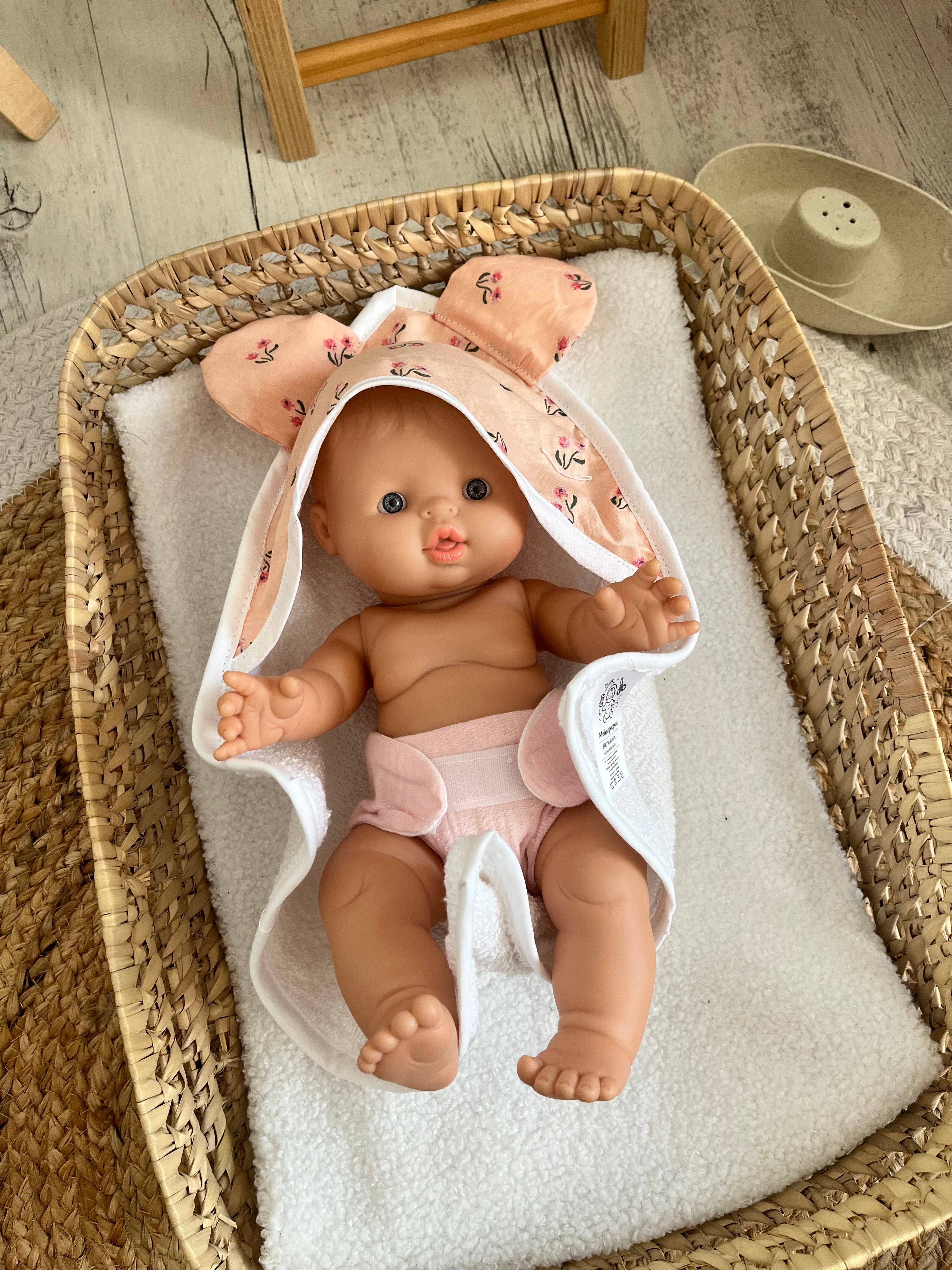 Sortie de bain corail