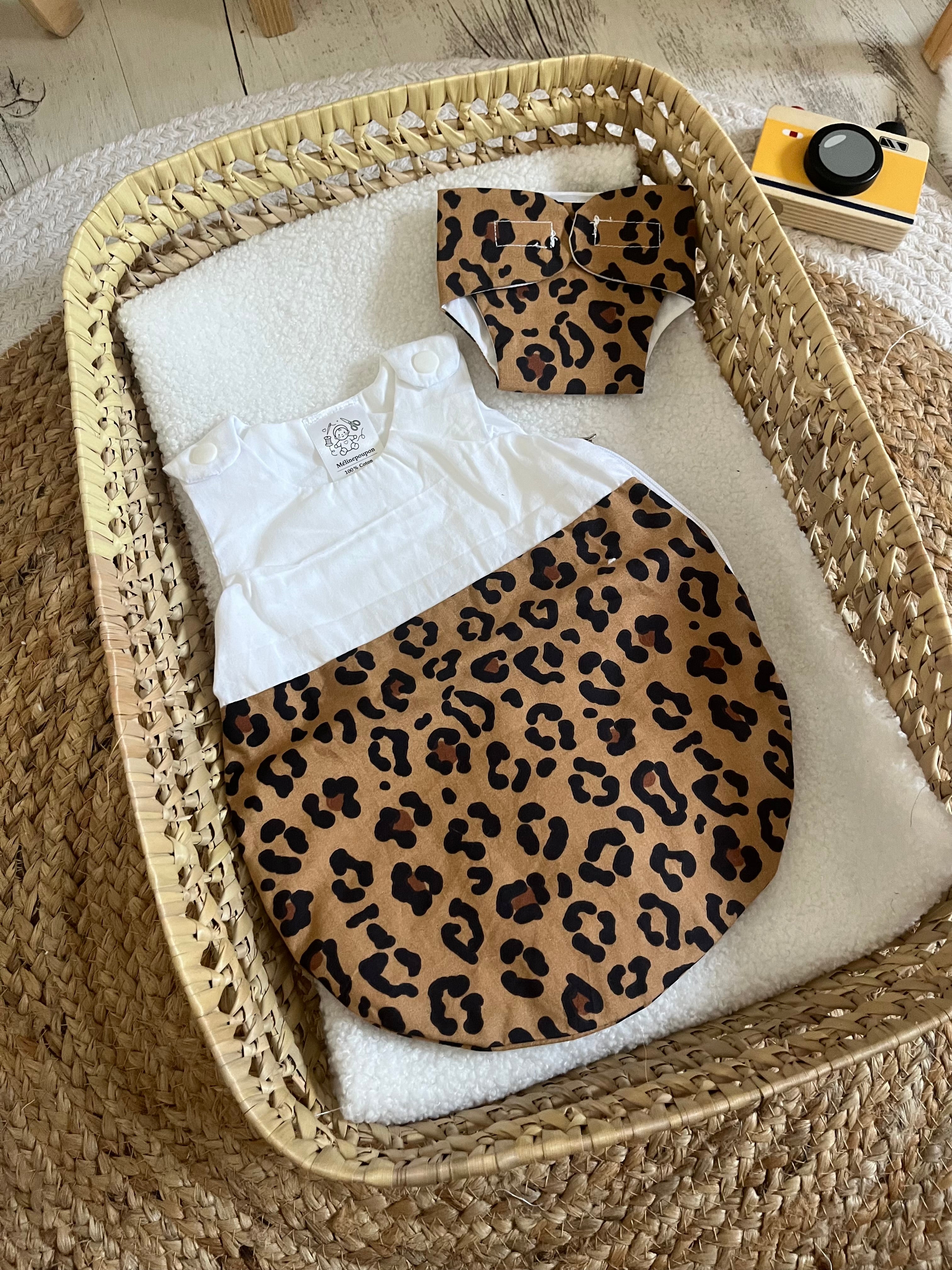 Gigoteuse + couche léopard 🐆