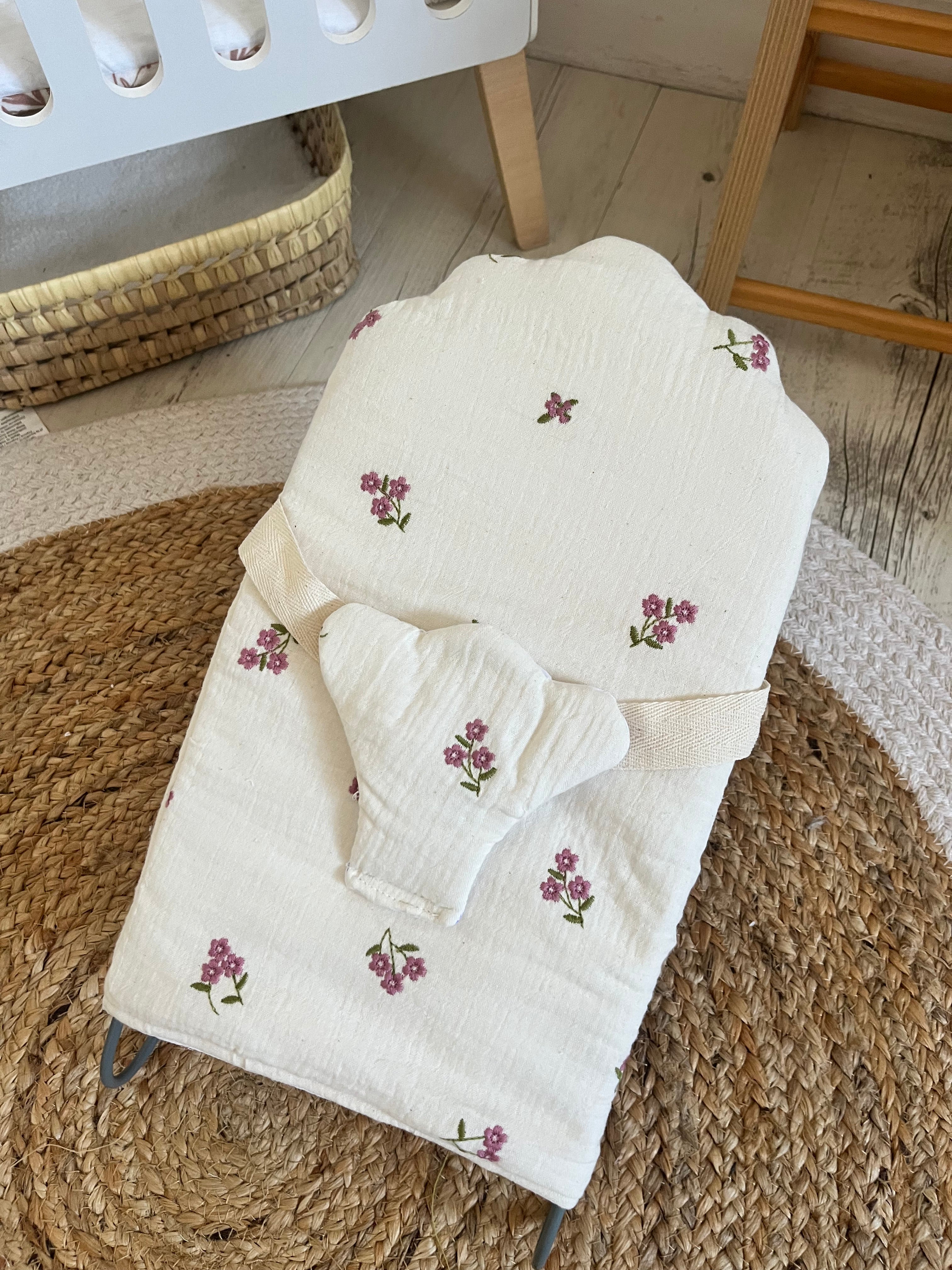 Transat poupée beige