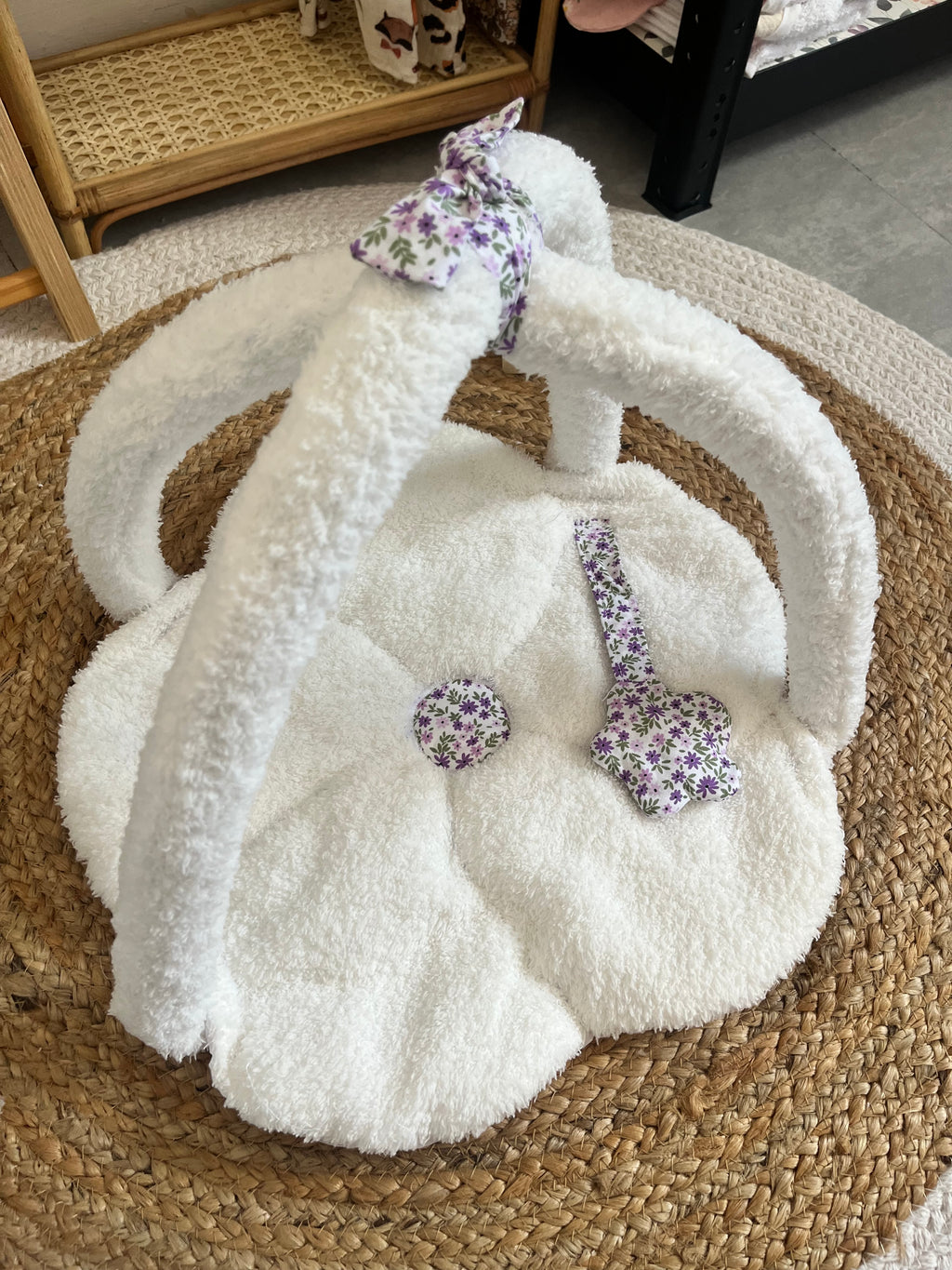 Tapis d’éveil poupée / poupon violet