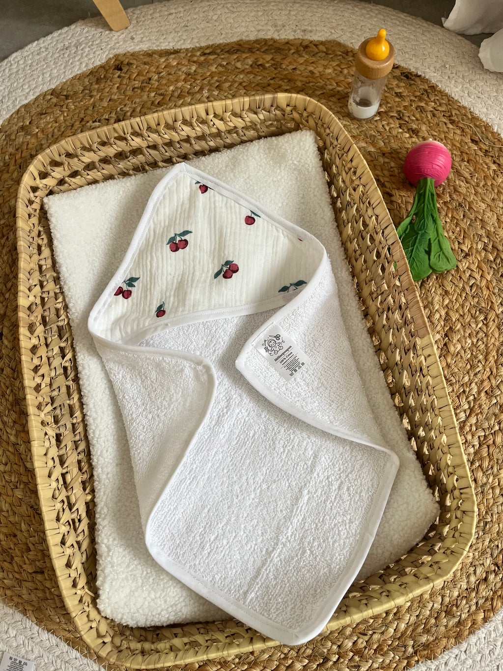 Sortie de bain cerises 🍒