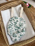Porte bébé /poupée vert