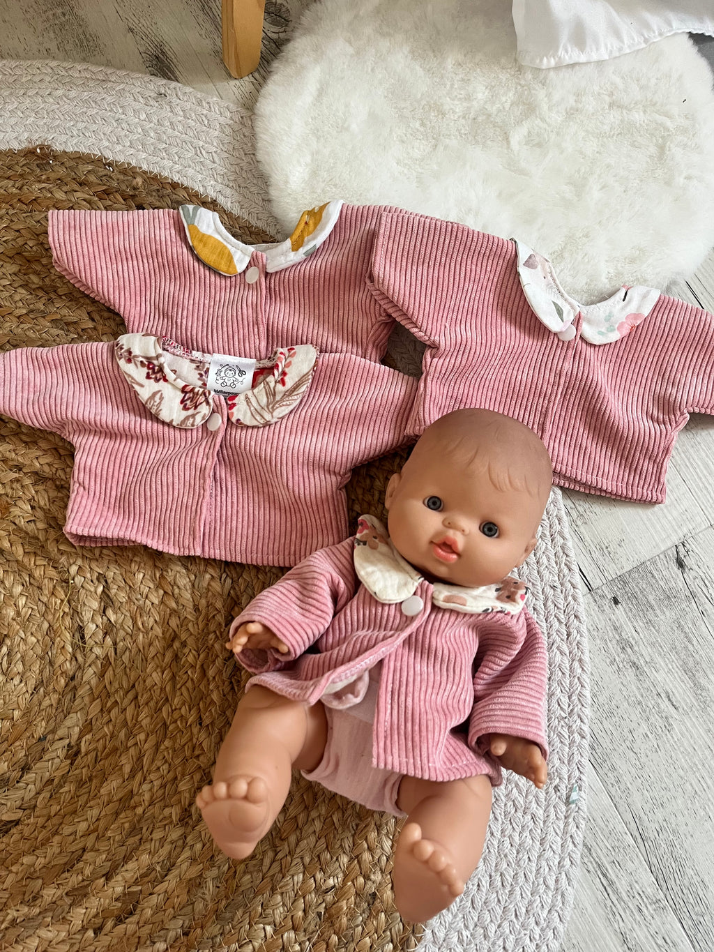 Gilet rose / différent motifs
