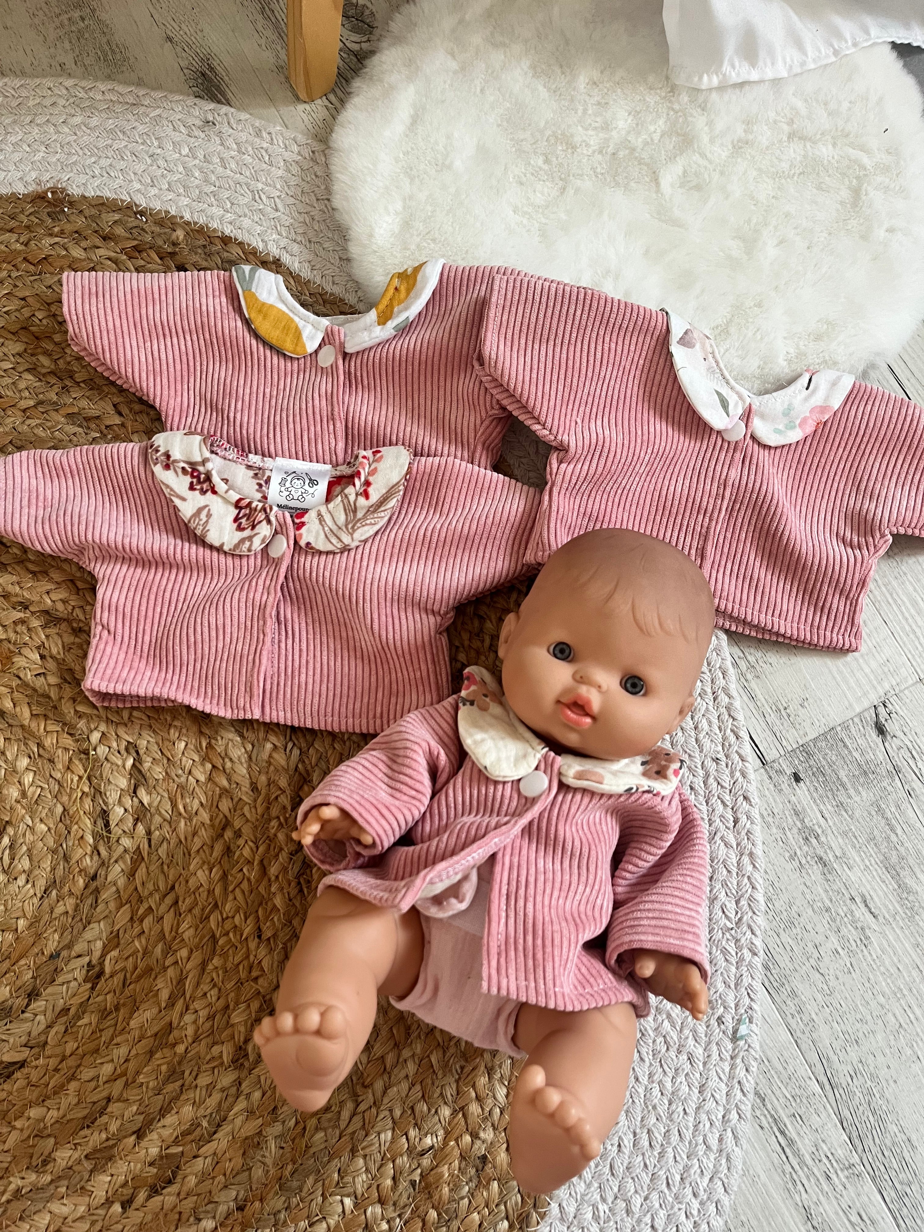 Gilet rose / différent motifs