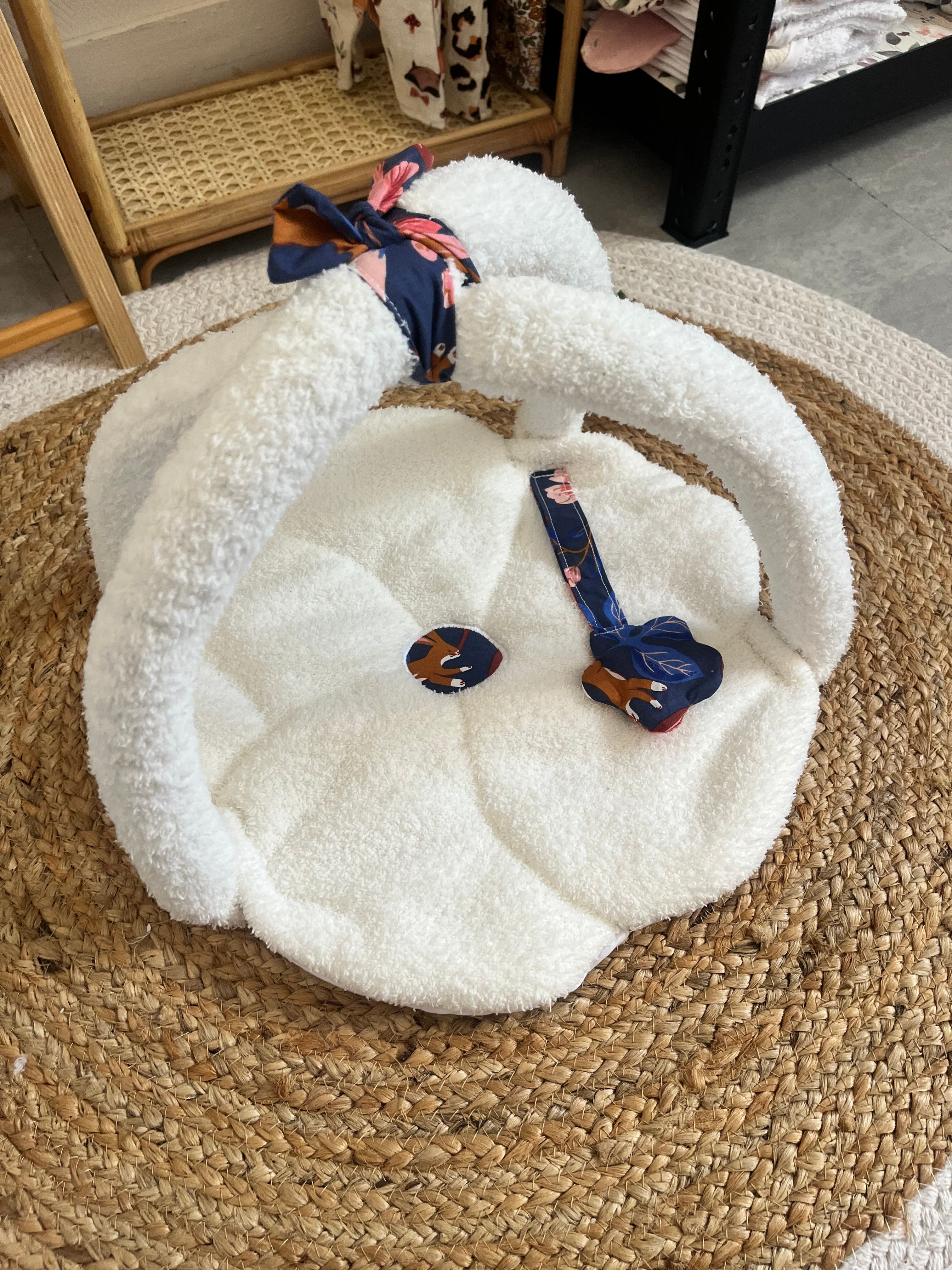 Tapis d éveil poupée / poupon bleu