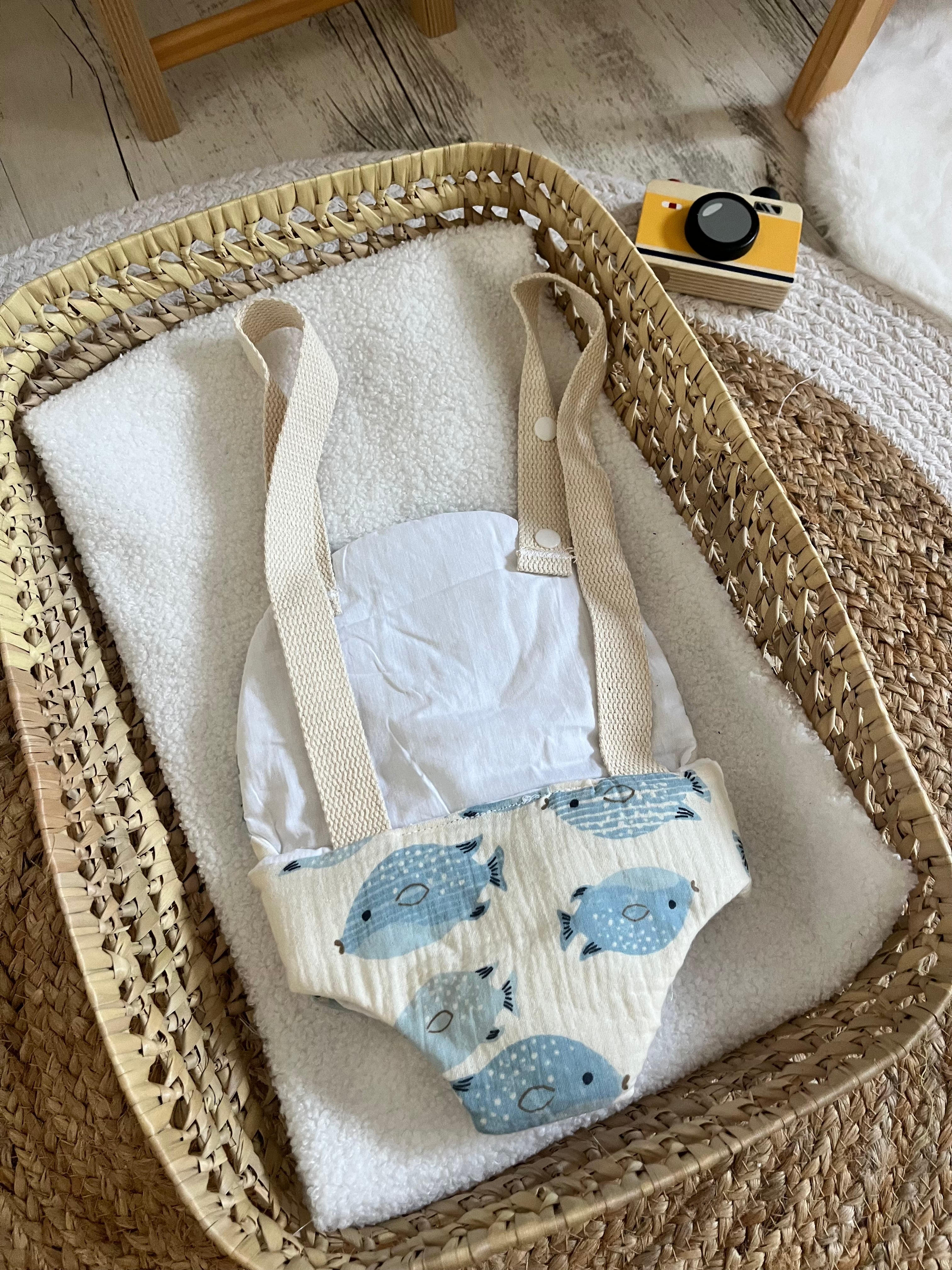 Porte bébé /poupée poisson 🐟